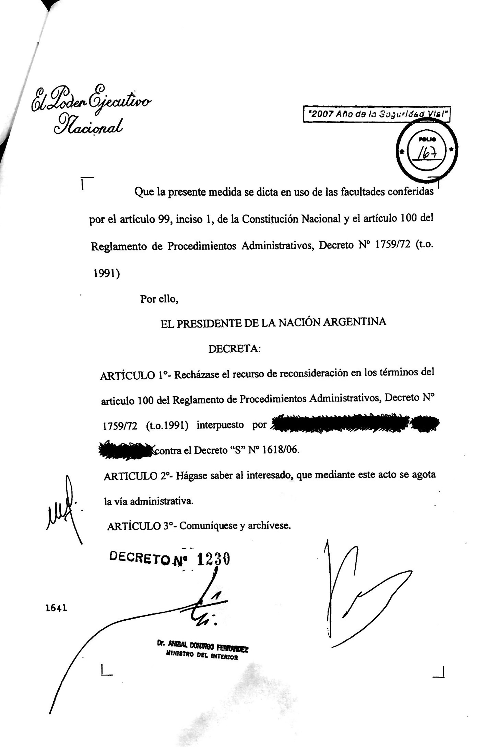 Decretos Secretos en Democracia