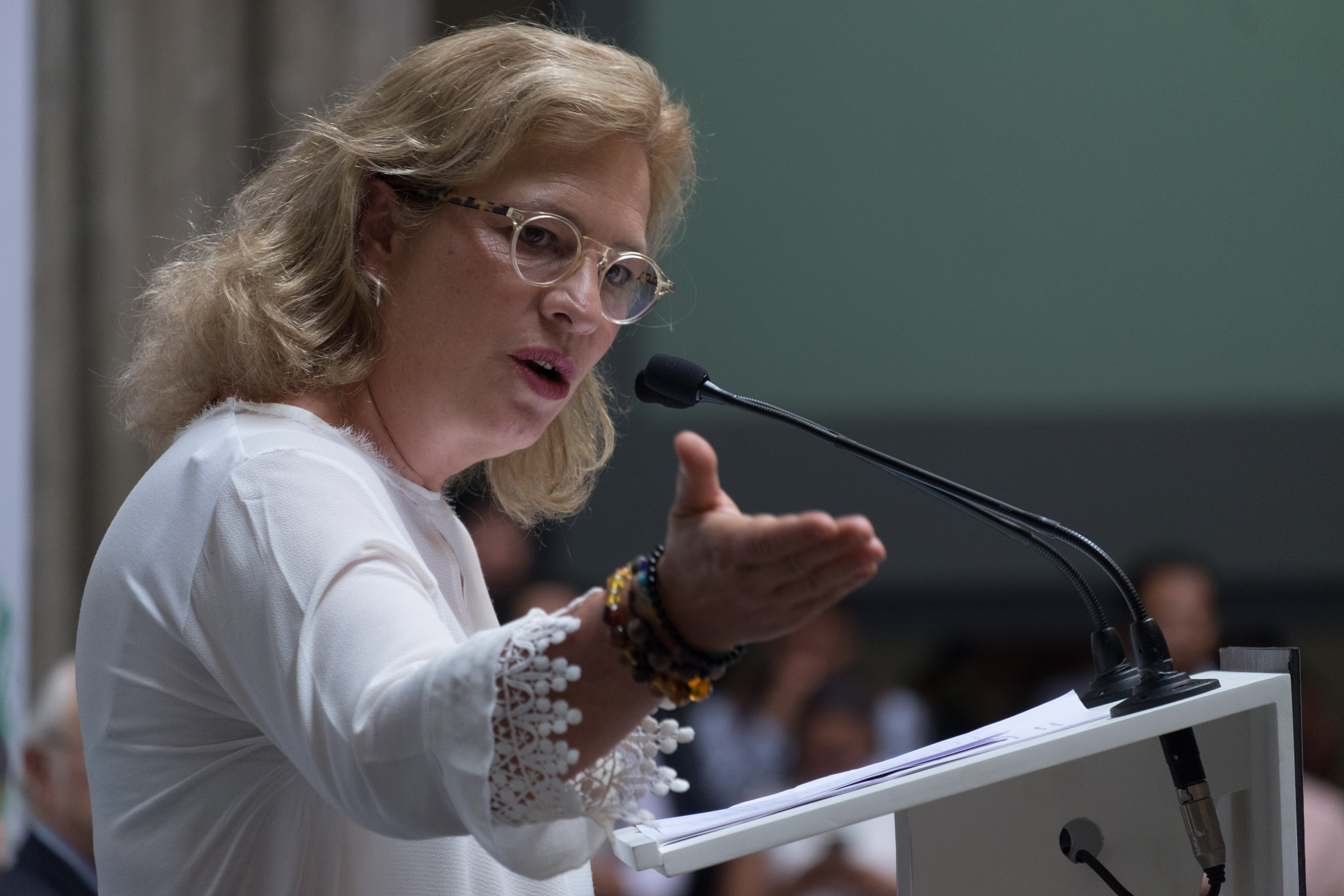 González Blanco, de 54 años, negó que el presidente tuviera responsabilidad por lo ocurrido (Foto: Graciela López/ Cuartoscuro)
