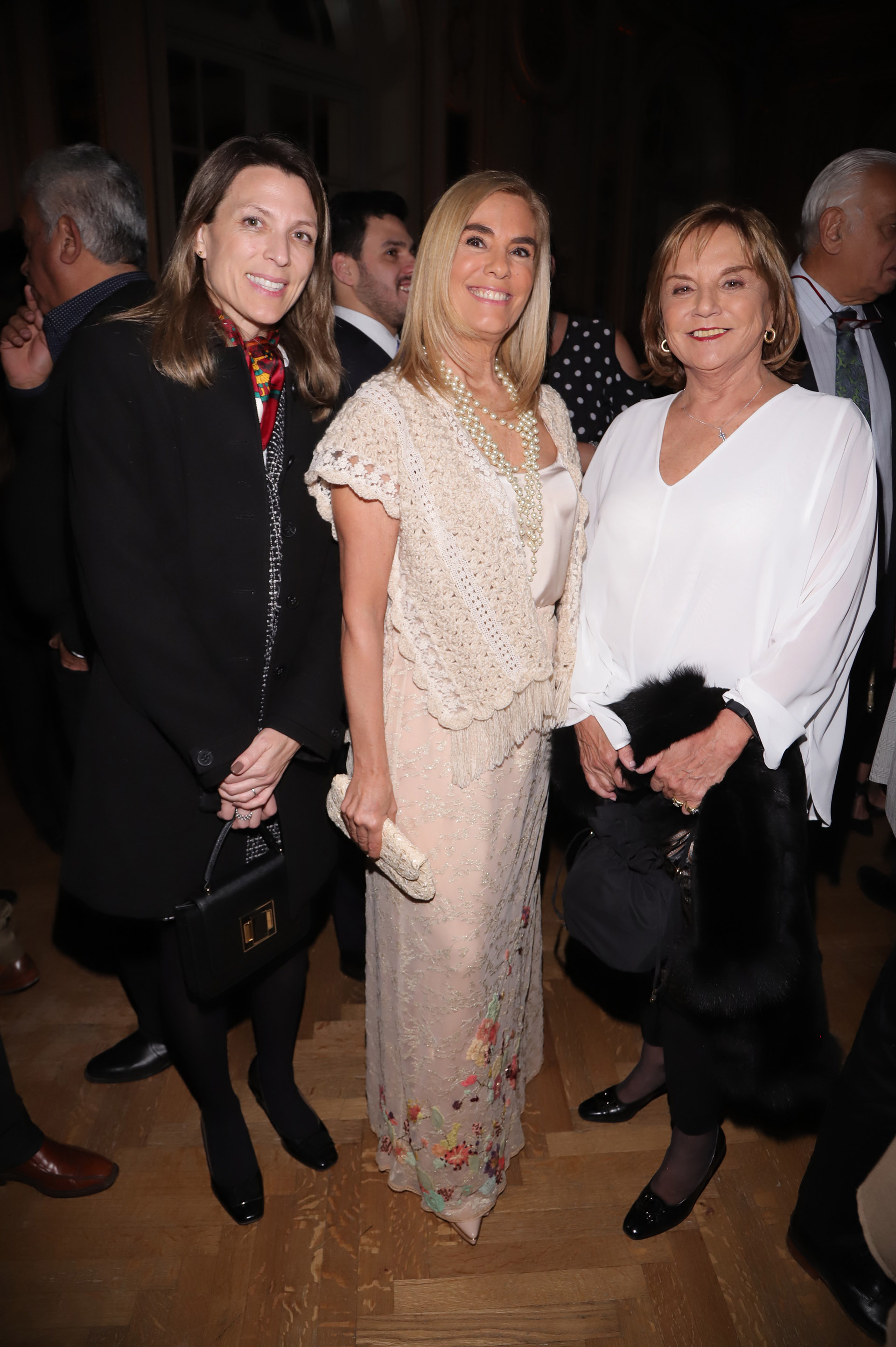 Isela Costantini, María Belén Aramburu y Eugenia Rossi