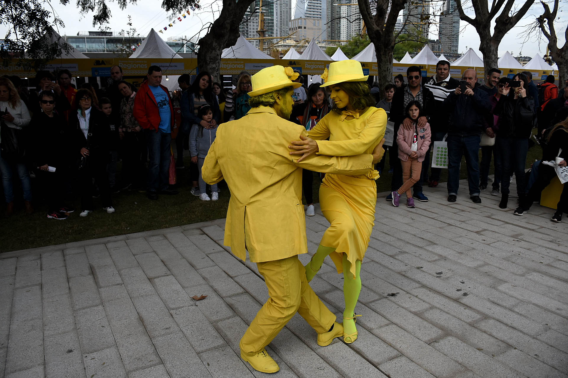 No faltaron el tango y el color