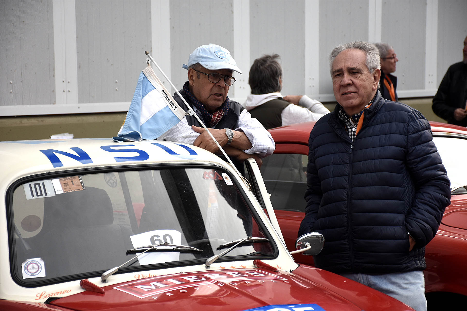 Los autos no sólo llamaron la atención por su impronta, sino también por la historia que los rodea