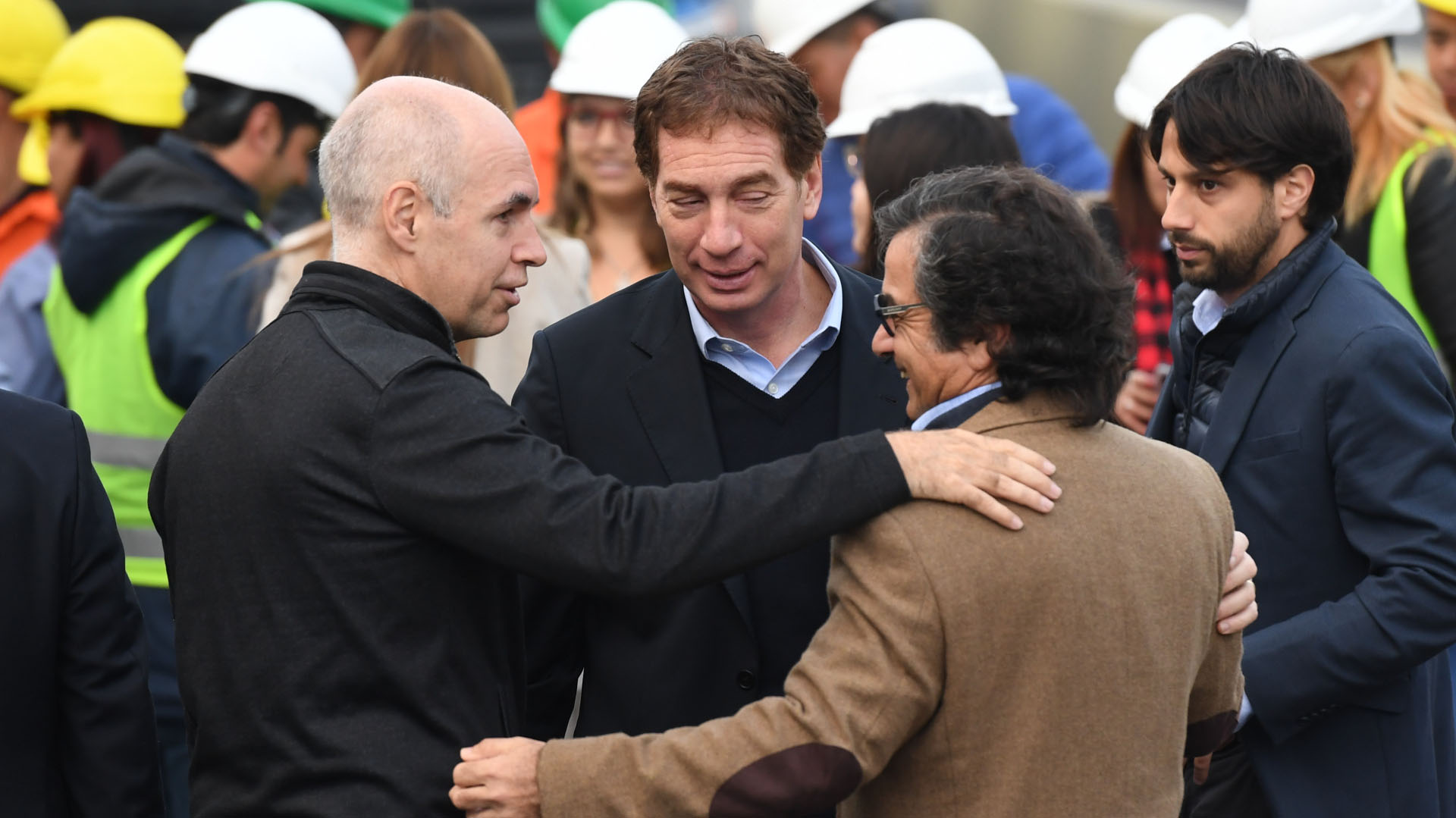 Rodríguez Larreta y Diego Santilli