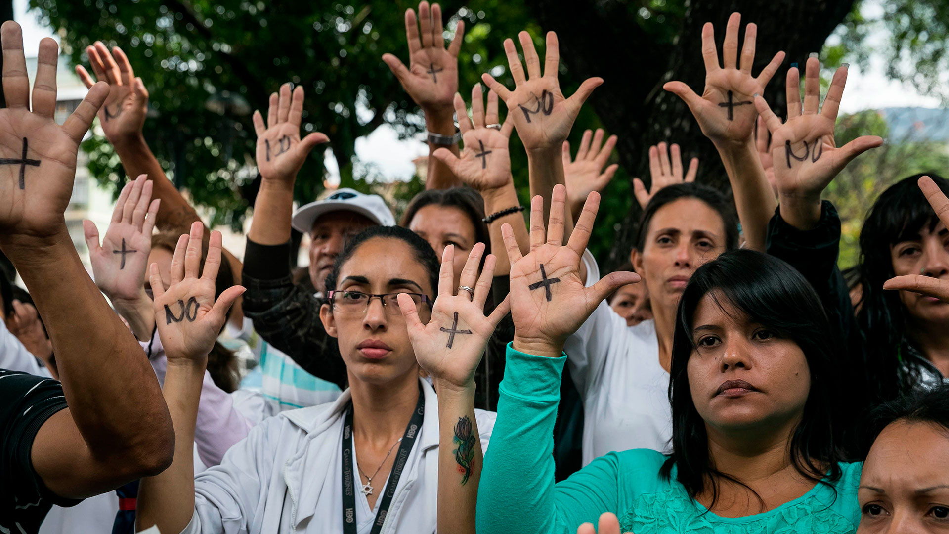 La protesta de este lunes (EFE)
