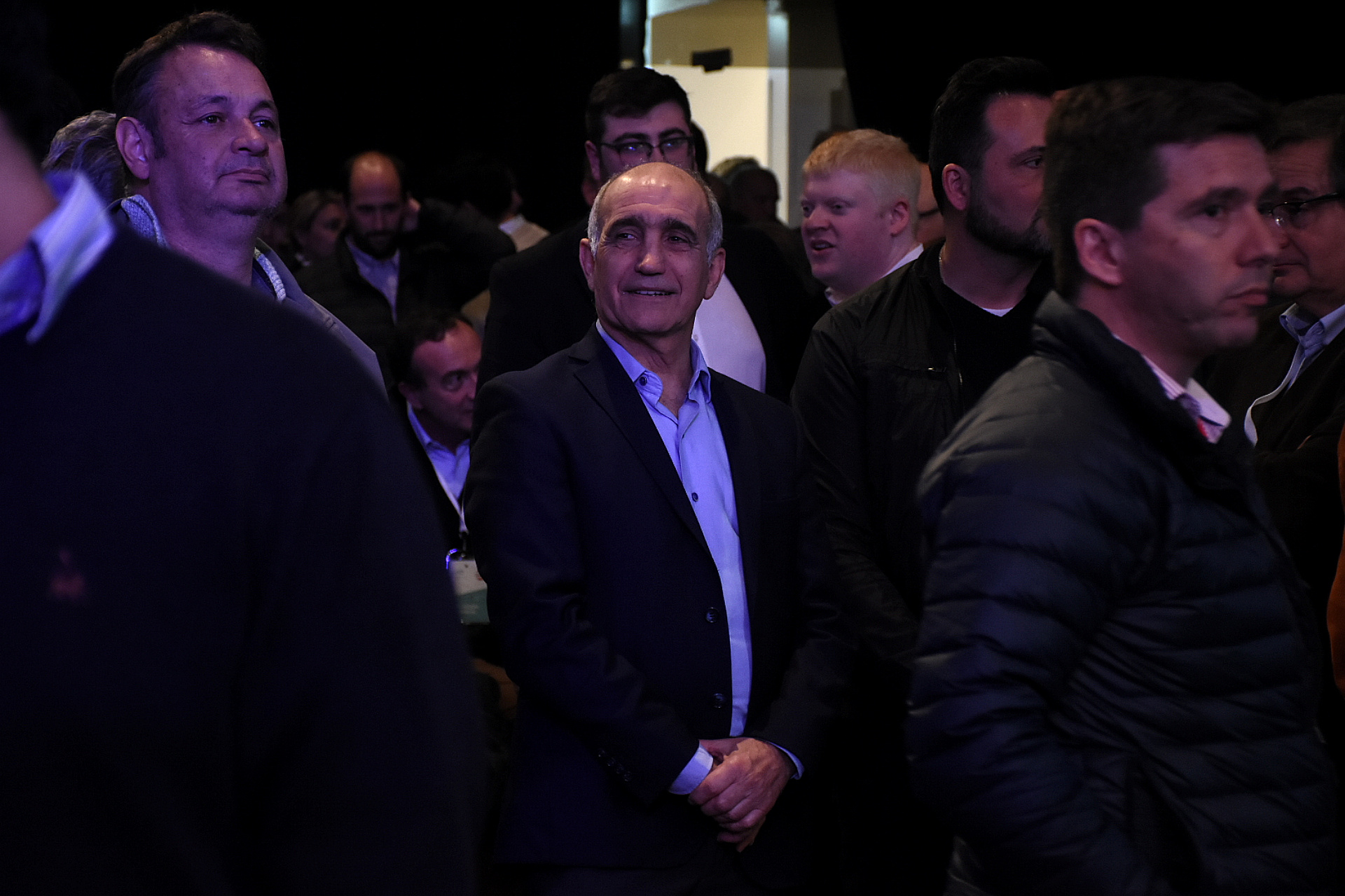 El vicegobernador bonaerense Daniel Salvador, uno de los ganadores en la convención