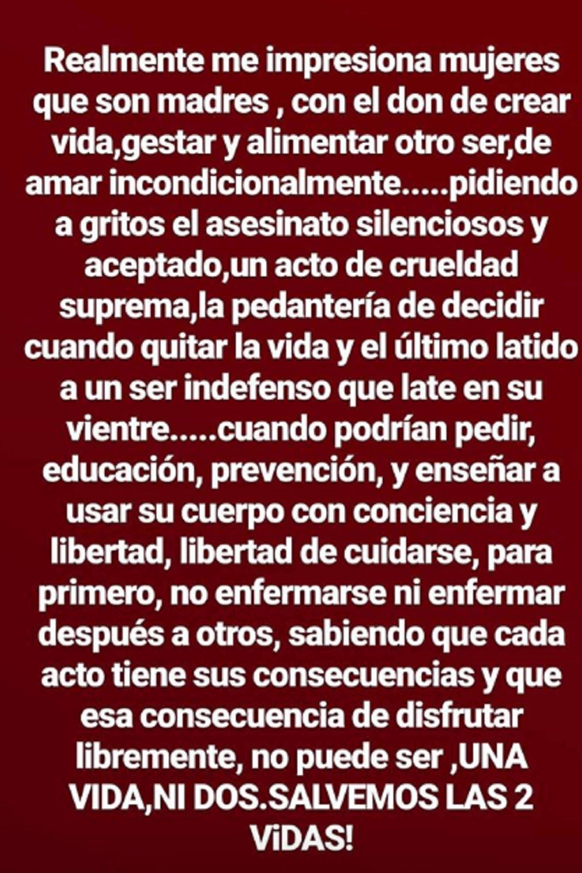 Nicole Neumann se expresó a través de su cuenta oficial de Instagram