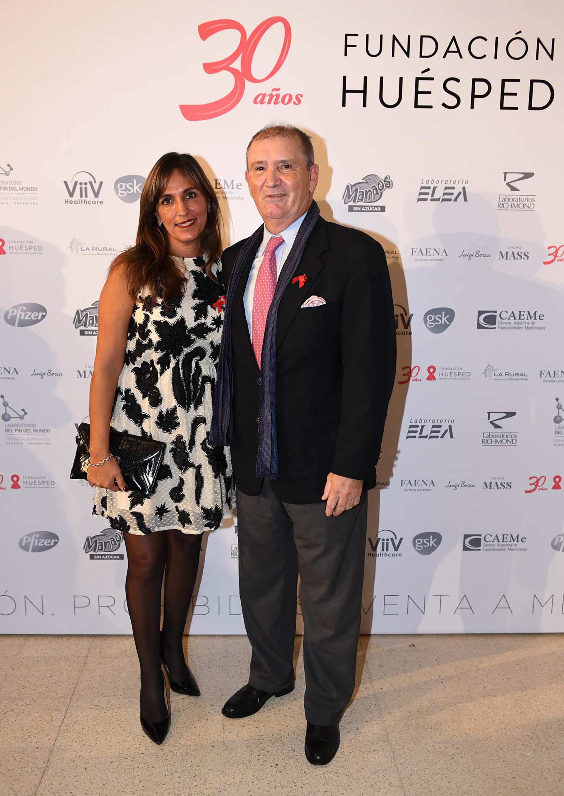 El empresario petrolero José Esteves y su mujer Cecilia Santa Cruz