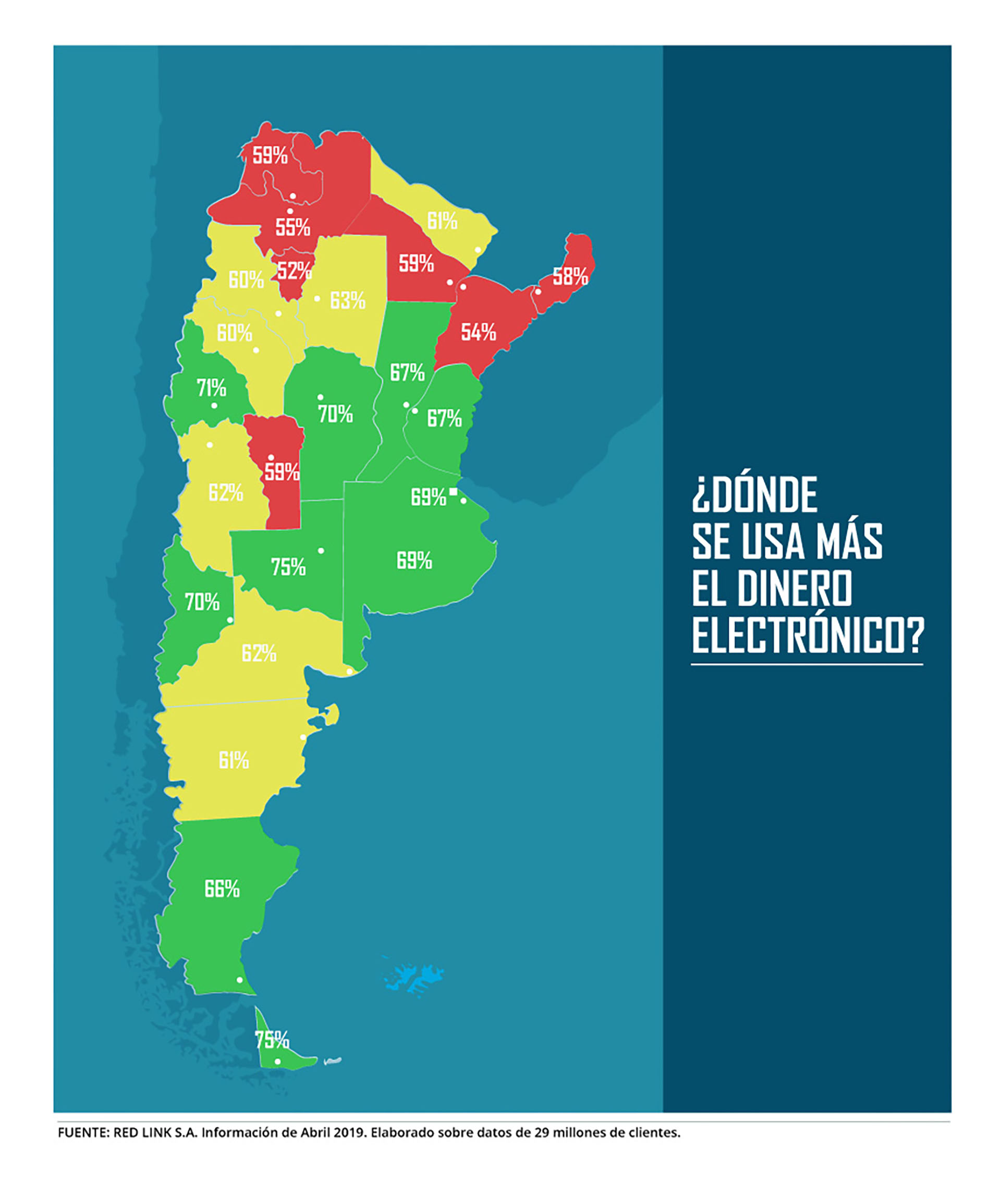 MAPA USO DINERO ELECTRONICO