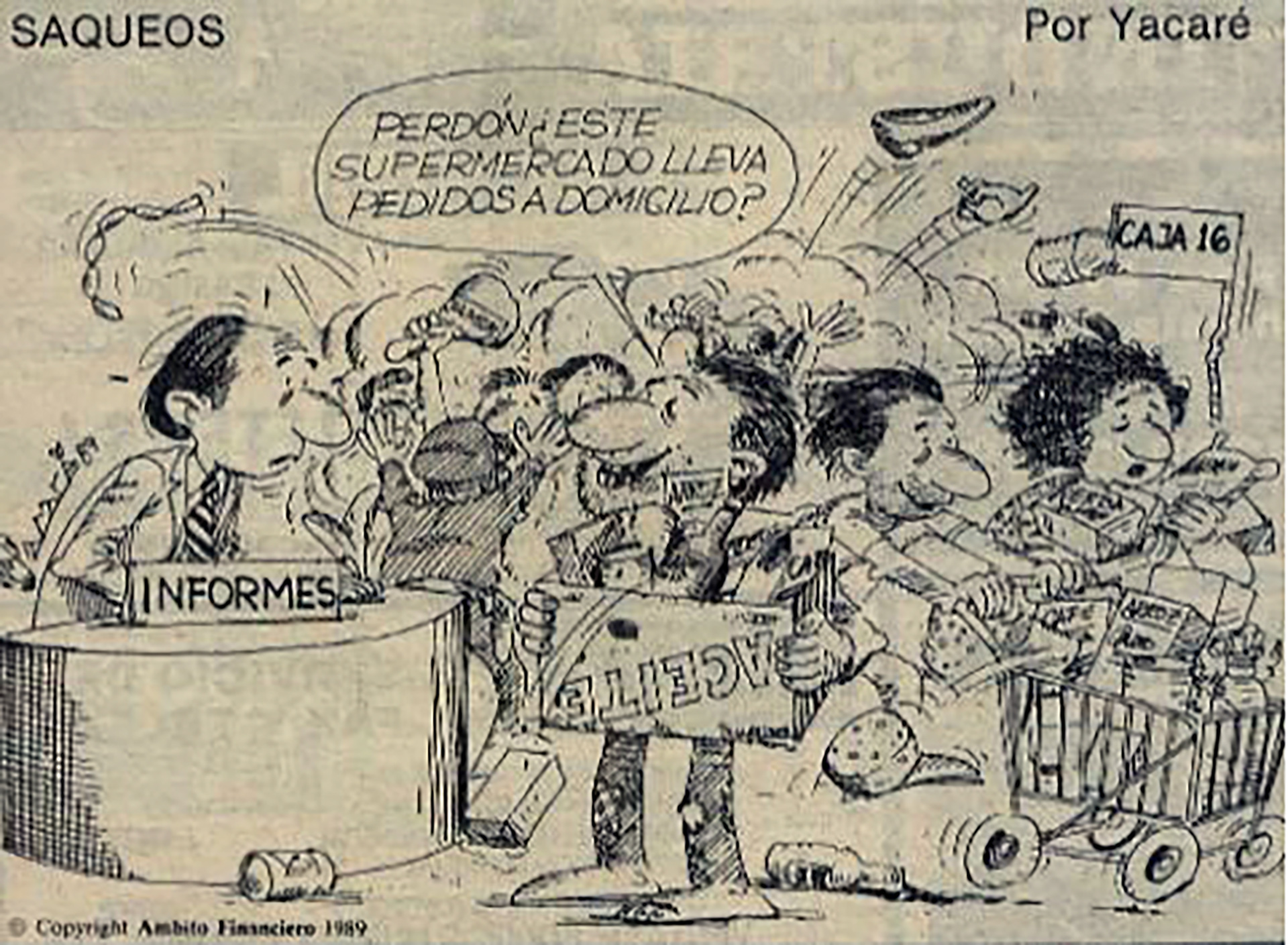 El humor sobre una semana de violencia y descontrol