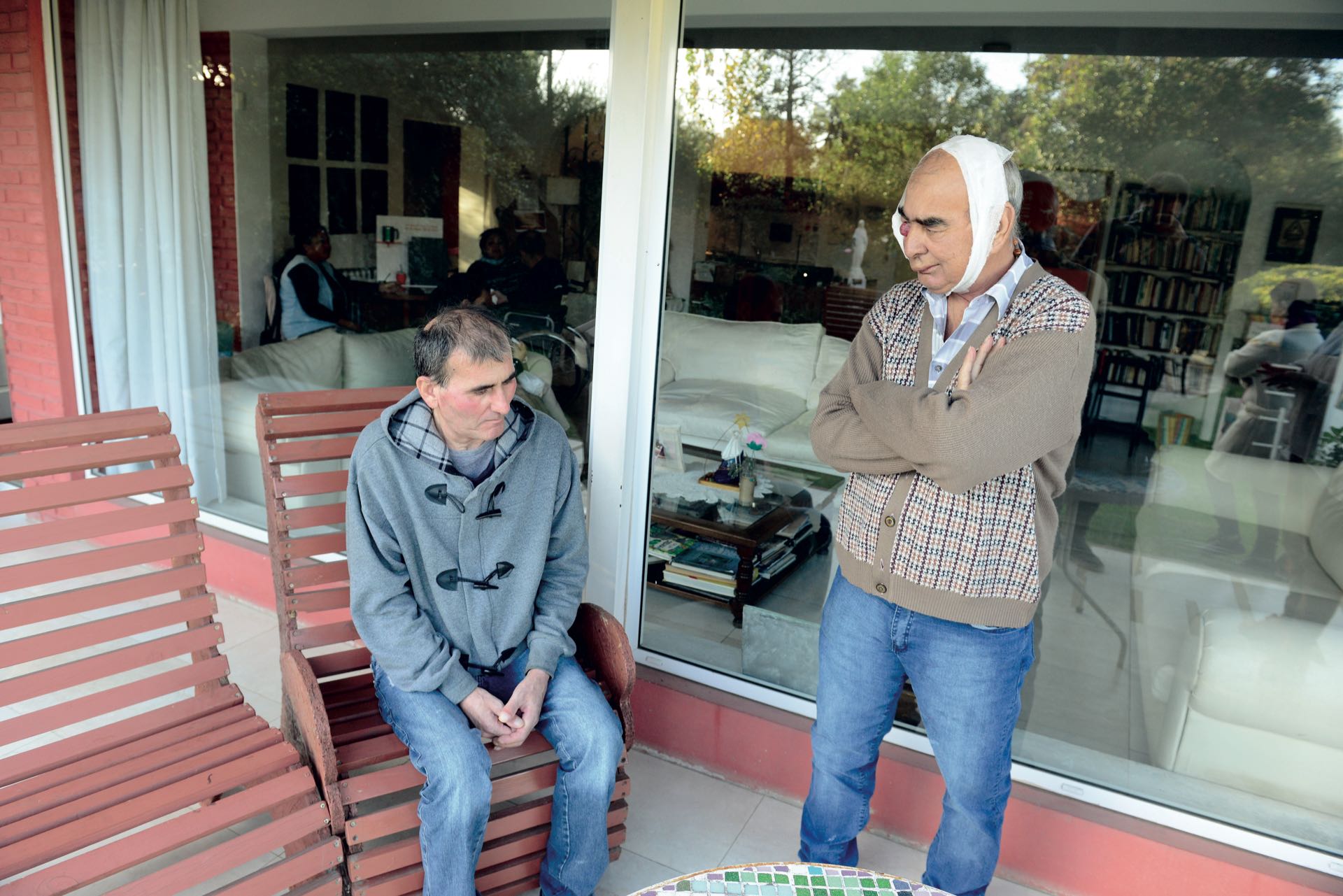 Los huéspedes tienen la posibilidad de asistir a talleres de arte en la casa.