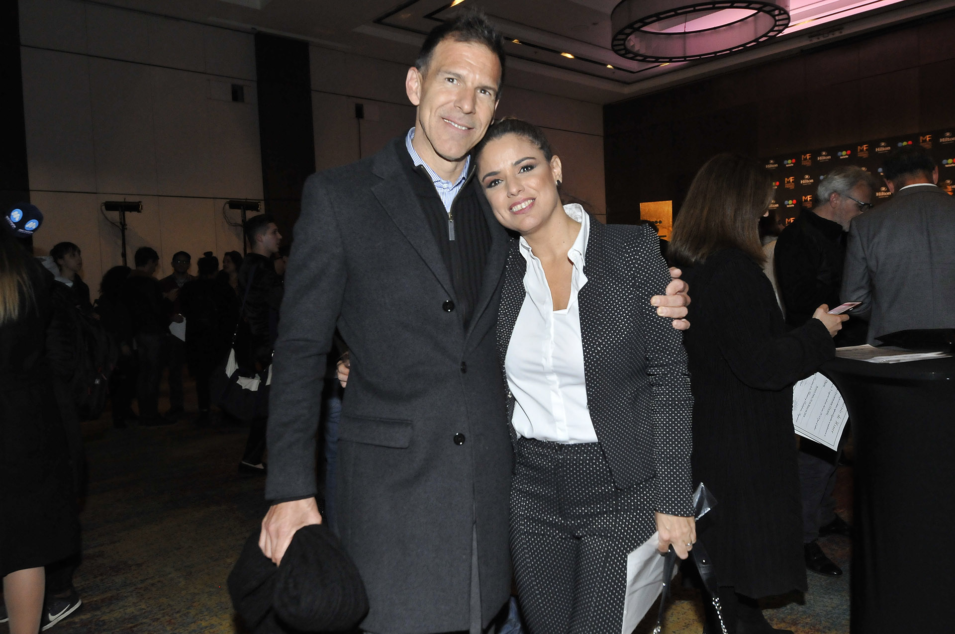 Marina Calabró y su pareja Martín Albrecht