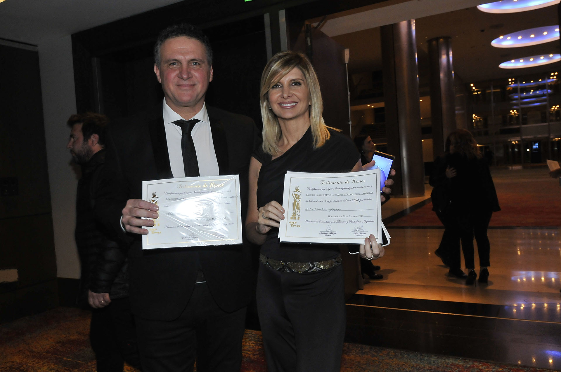 Mauro Federico y Débora Plager