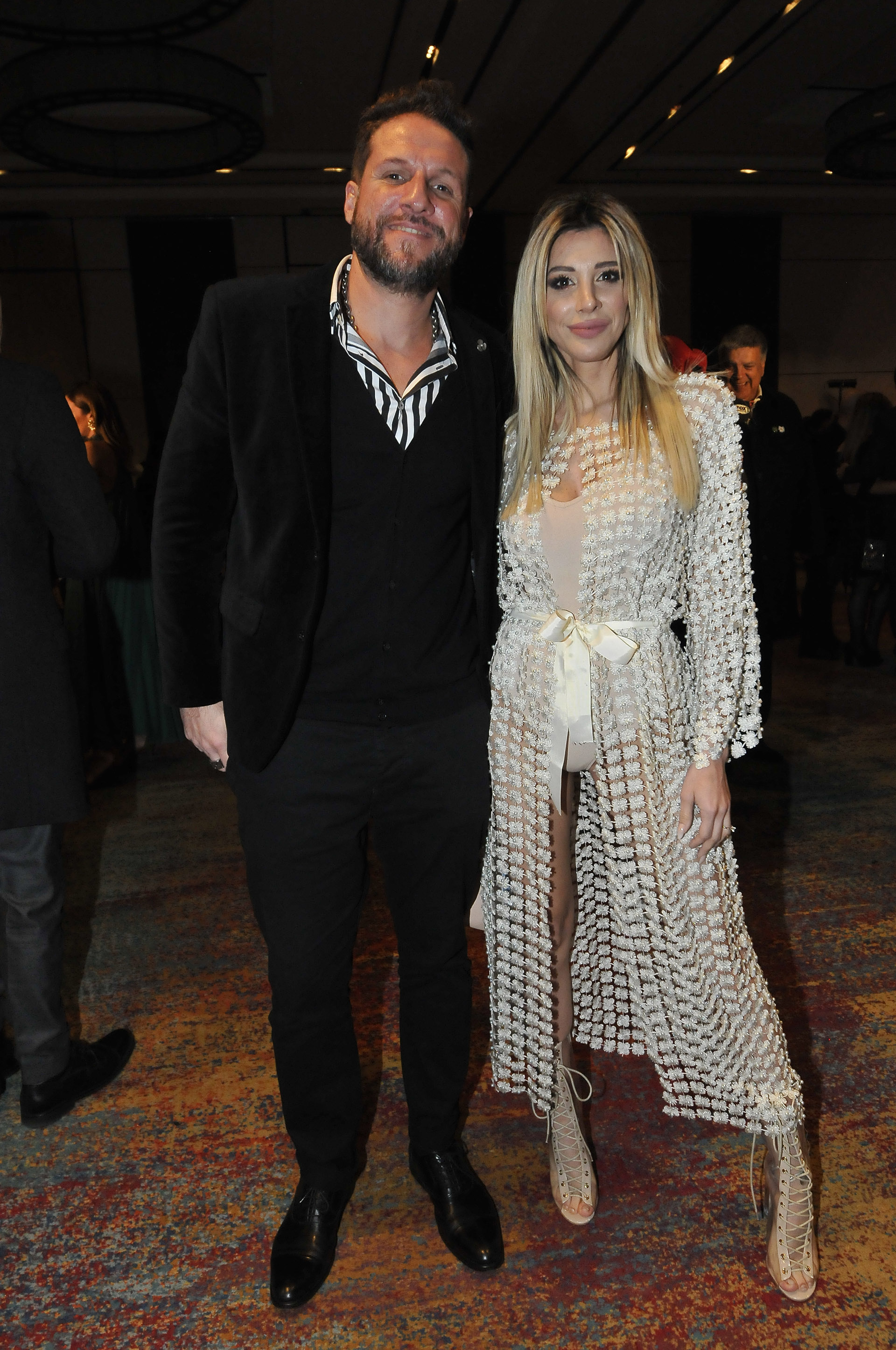 Stefy Xipolitakis y su pareja Sebastián Pelisch