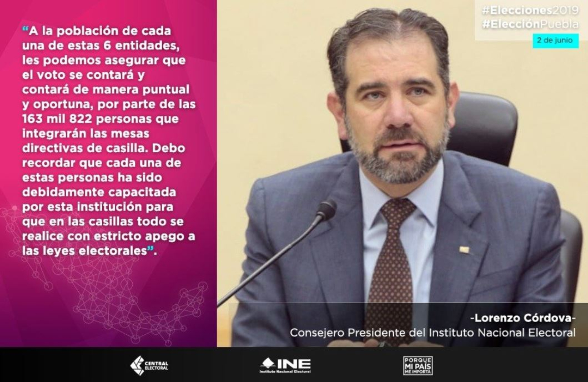 (Foto:Twitter/@INEMexico)