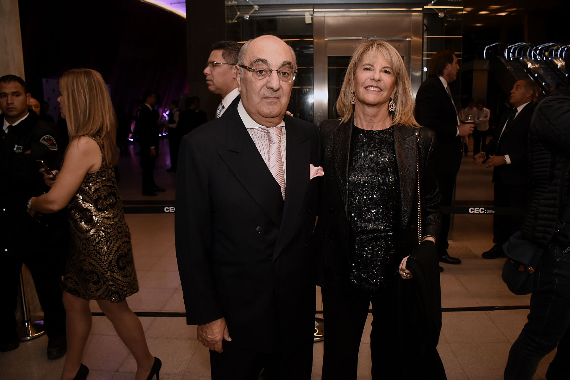 Jorge Aufiero y su mujer, Mónica Balestrini de Aufiero