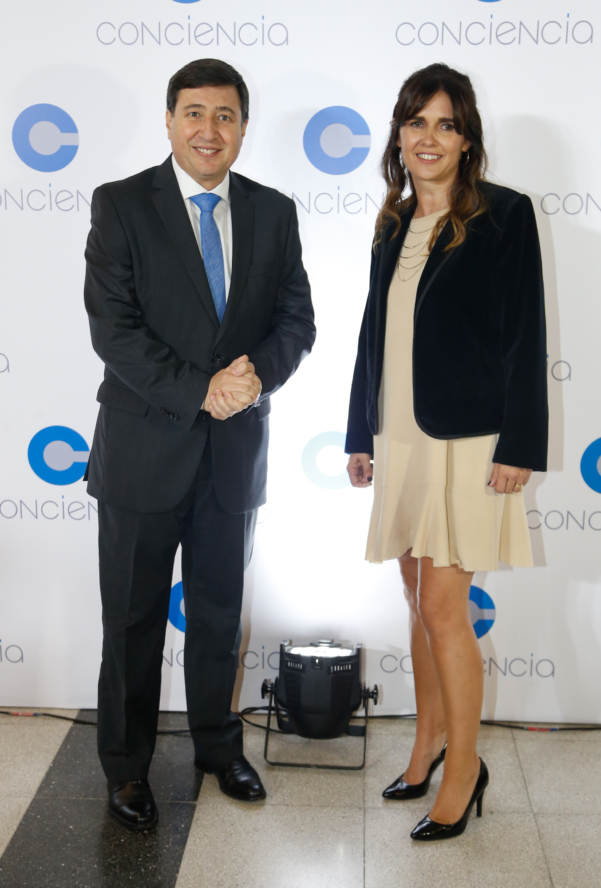 El diputado Daniel Arroyo y Beby Lacroze