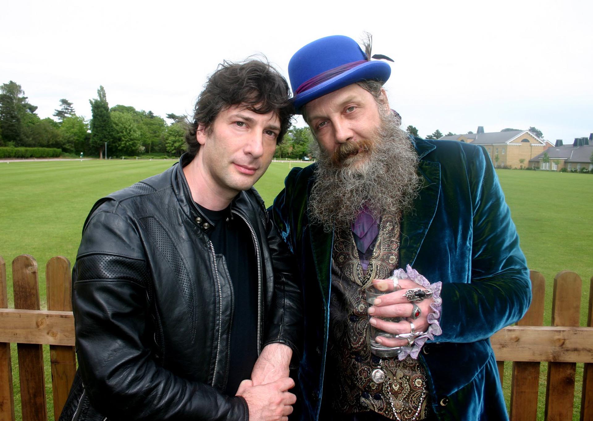 Gaiman y Alan Moore (José Villarrubia)