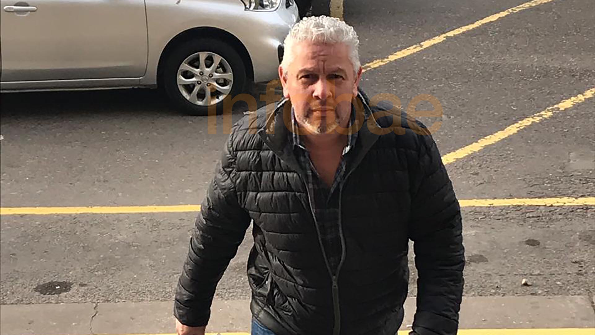 Fabián Gutiérrez, ex secretario de Cristina Kirchner, en los tribunales de Comodoro Py