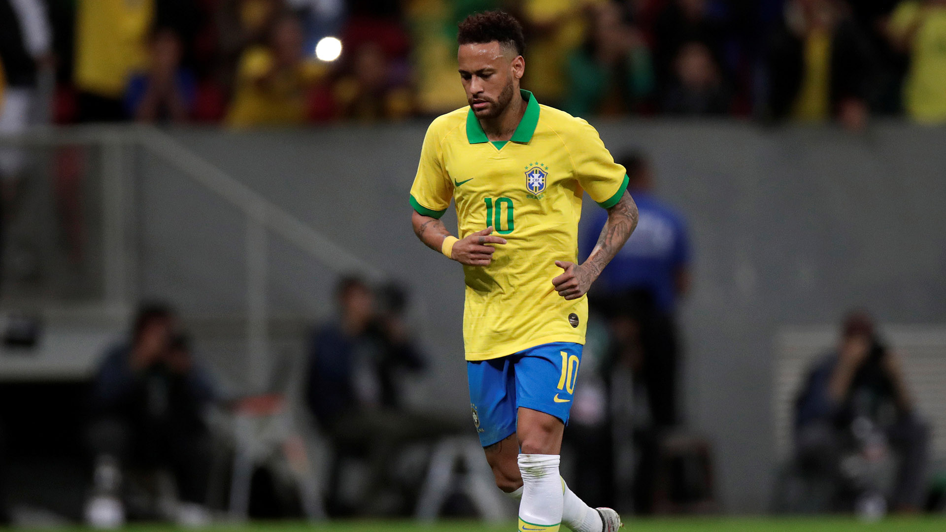 Soccer Football – International Friendly – Brazil v Qatar – Mane Garrincha Stadium, Brasilia, Brazil – June 5, 2019 Brazil’s Neymar during the match REUTERS/Ueslei Marcelino