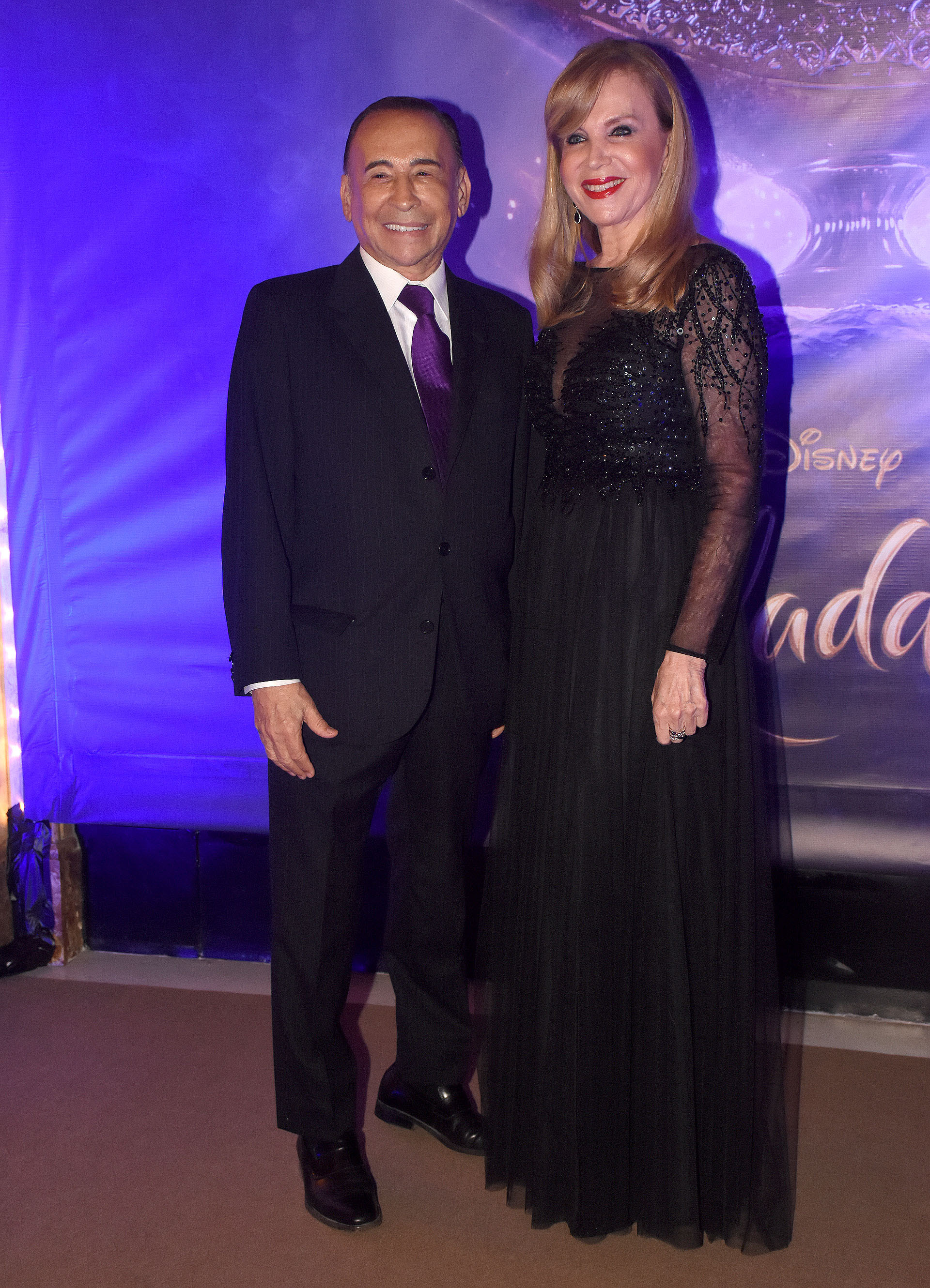 Carlos Cecchi y su mujer