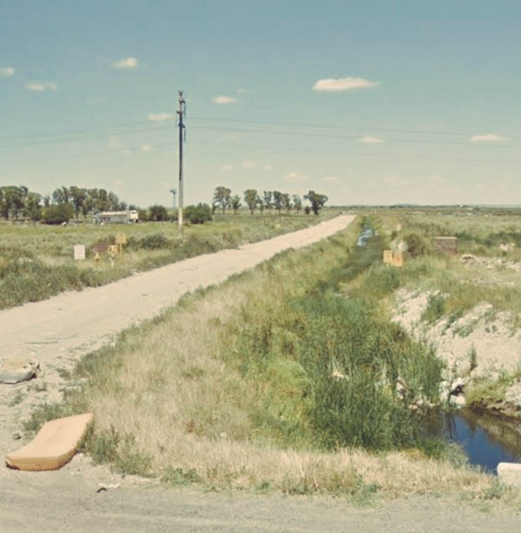 El basural donde fue abandonado el auto (@apepe_bahia)