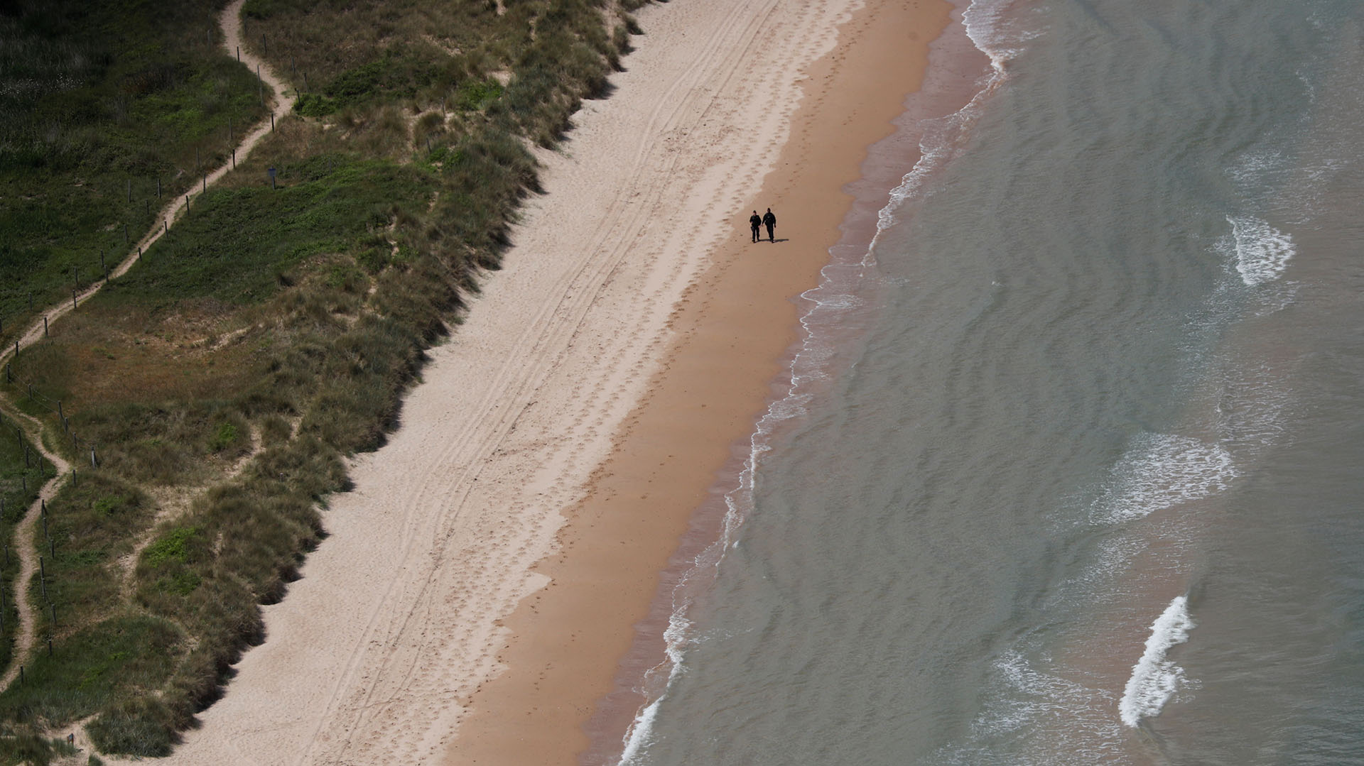 La playa de Omaha, en Normandía (Reuters)
