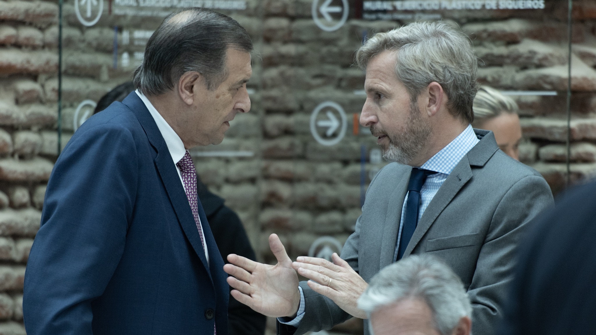 El senador Rozas con el ministro del Interior Rogelio Frigerio