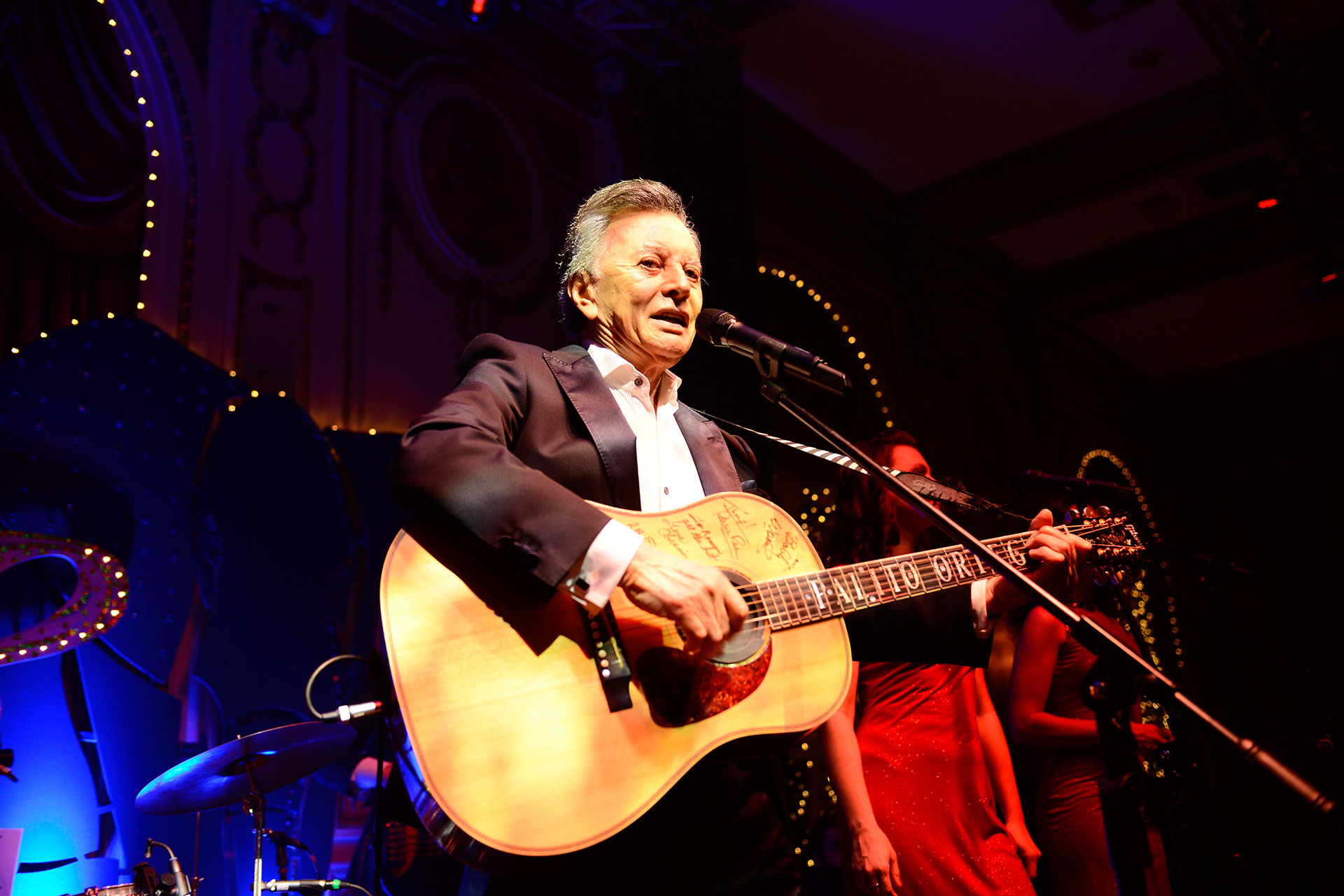 Palito Ortega animó la gala con su música.