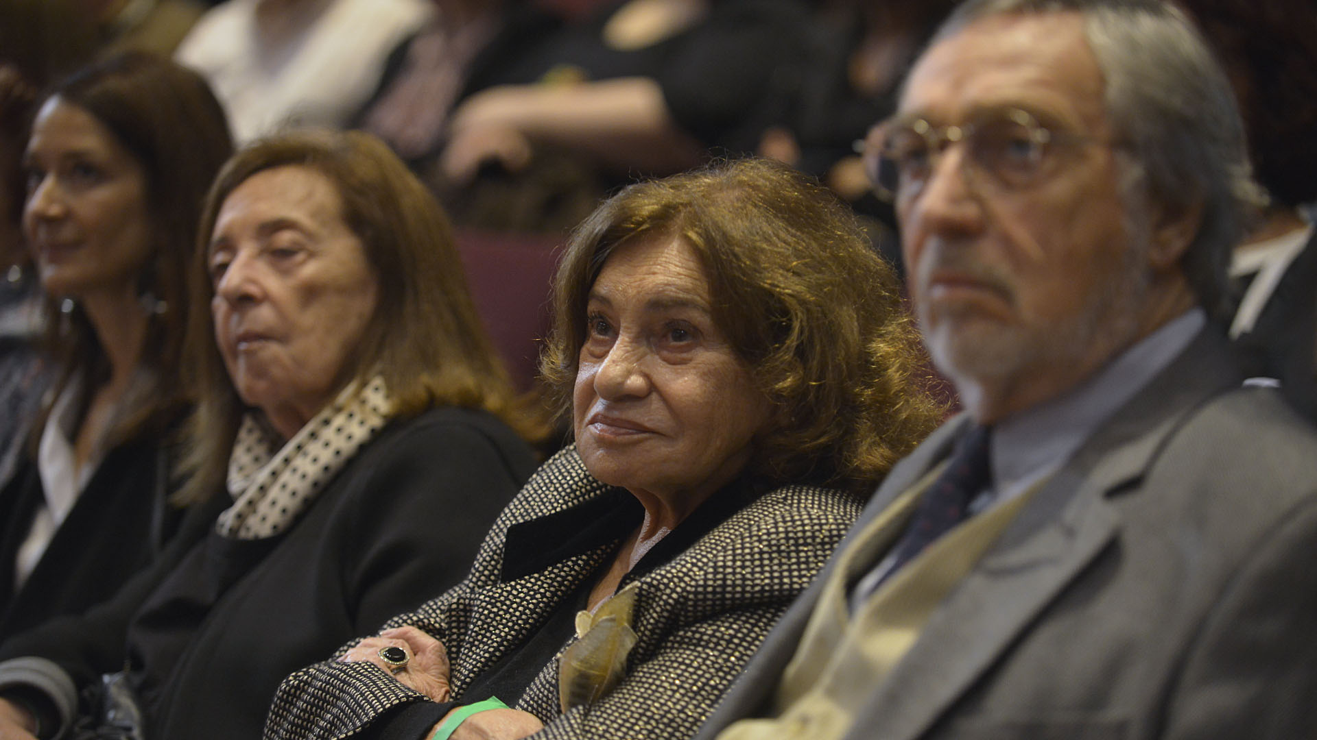 Berta Szpindler de Borensztein y Luis Brandoni