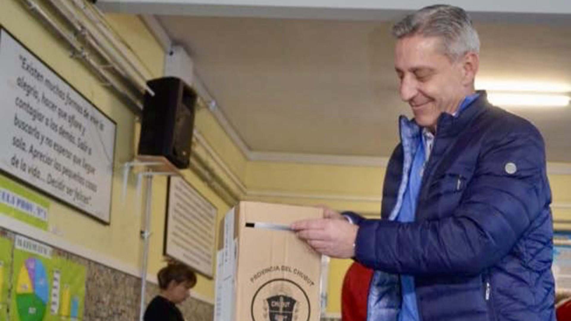 Mariano Arcioni, gobernador de Chubut. Es el favorito para retener el poder.