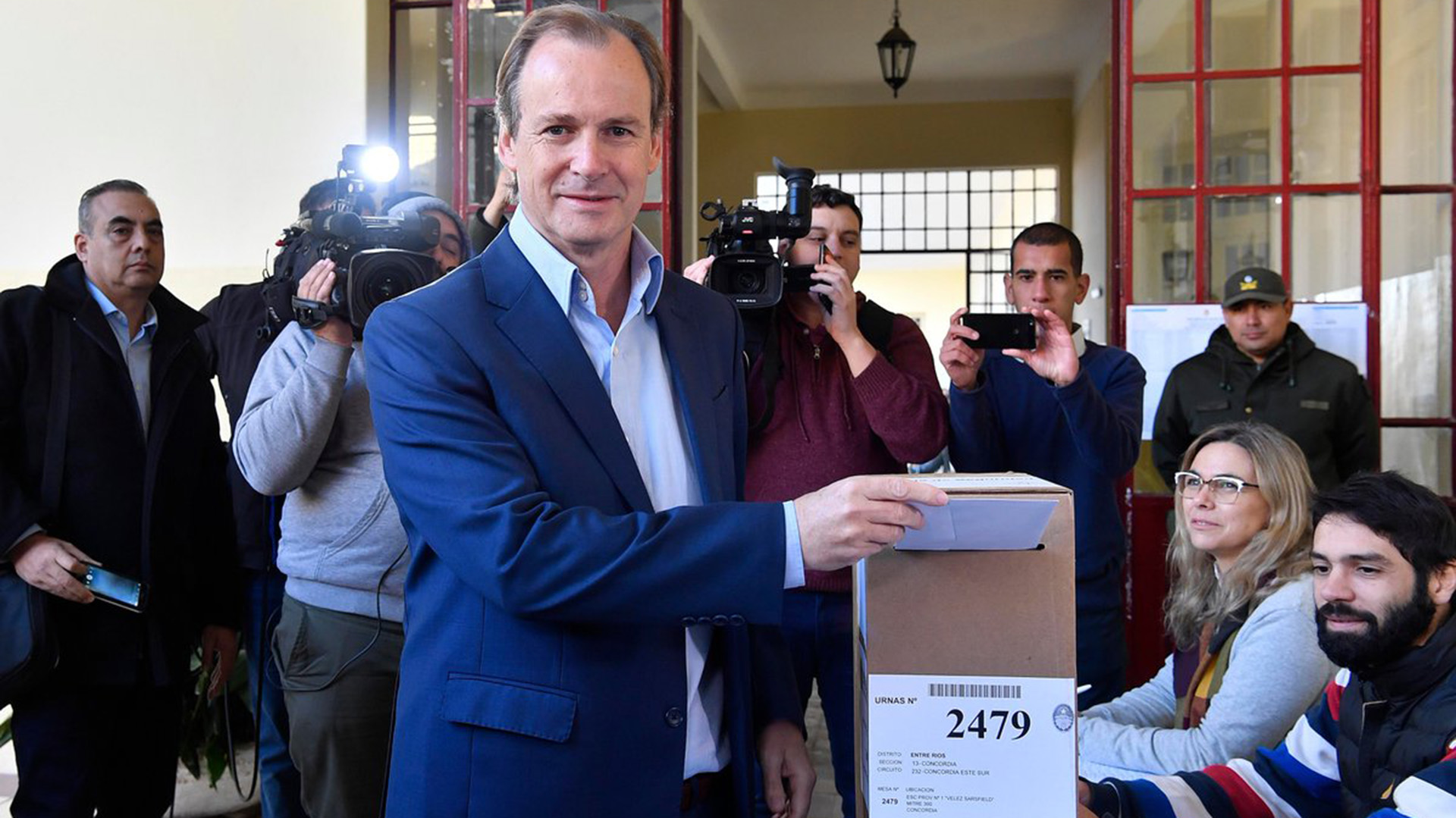 El gobernador de Entre Ríos, Gustavo Bordet