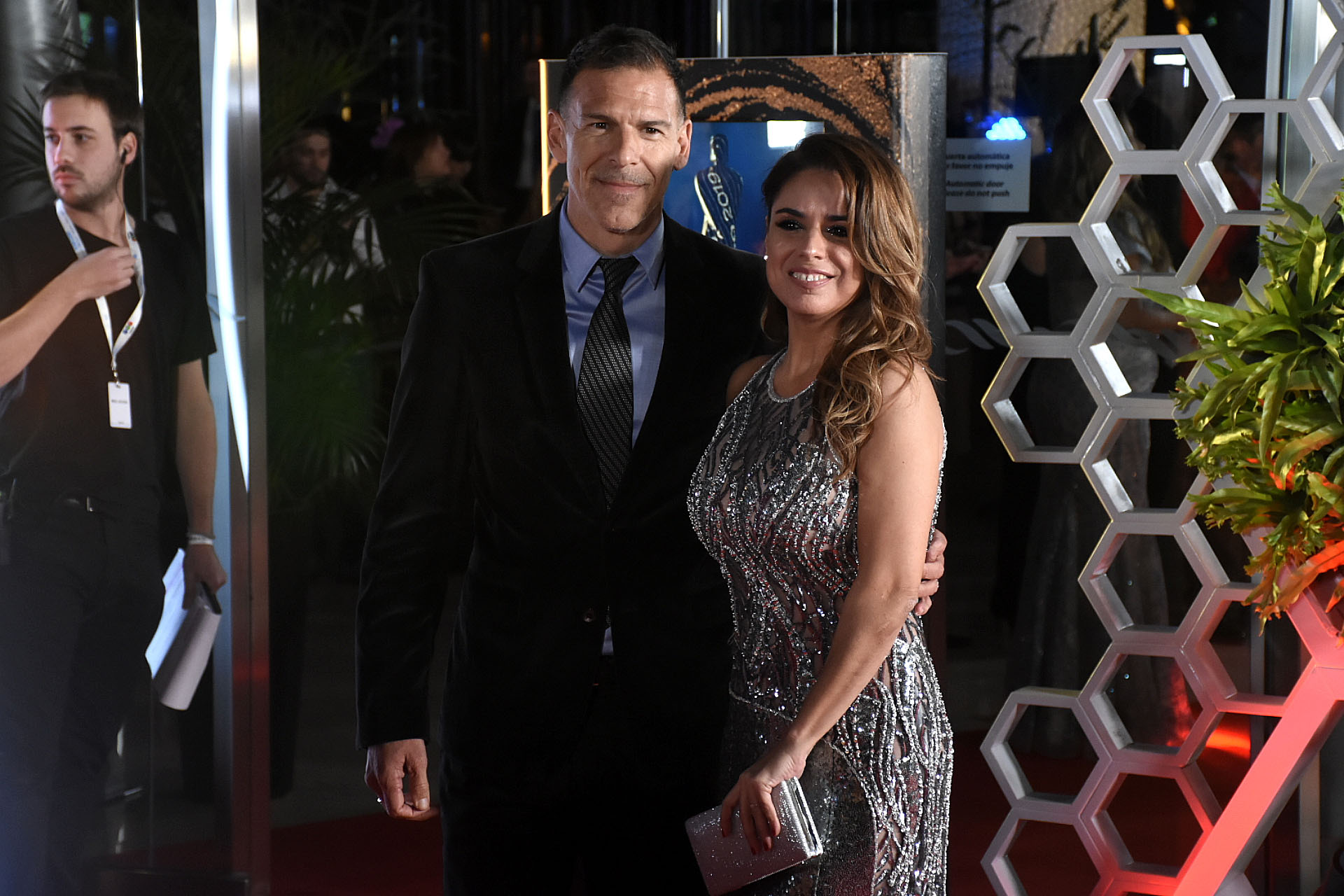 Marina Calabró y Martín Albrecht, director Comercial de América