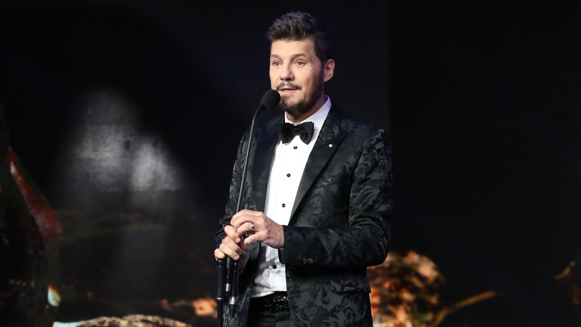 Marcelo Tinelli fue el protagonista de uno de los momentos más emotivos de la ceremonia