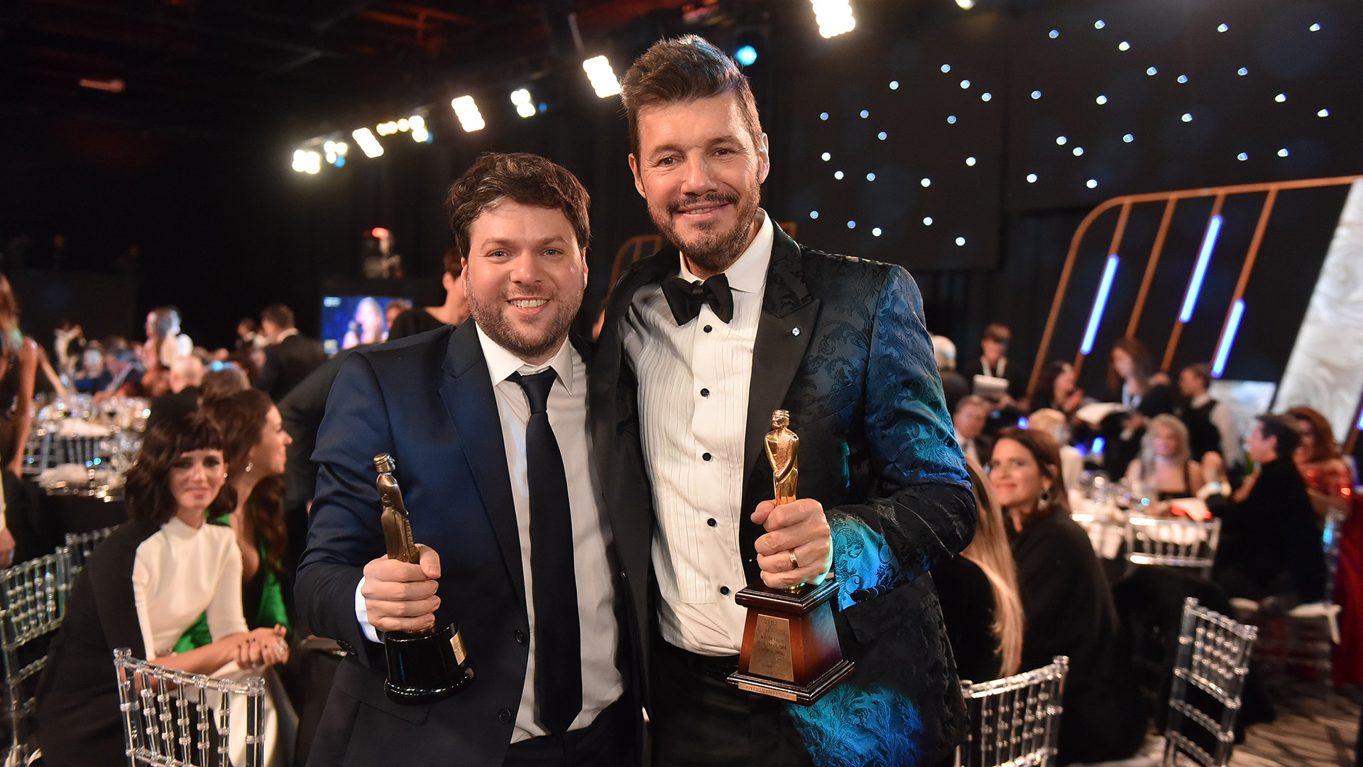 Encuentro de ganadores en el Hilton: Guido Kaczka y Marcelo Tinelli por La Tribuna de Guido y ShowMatch
