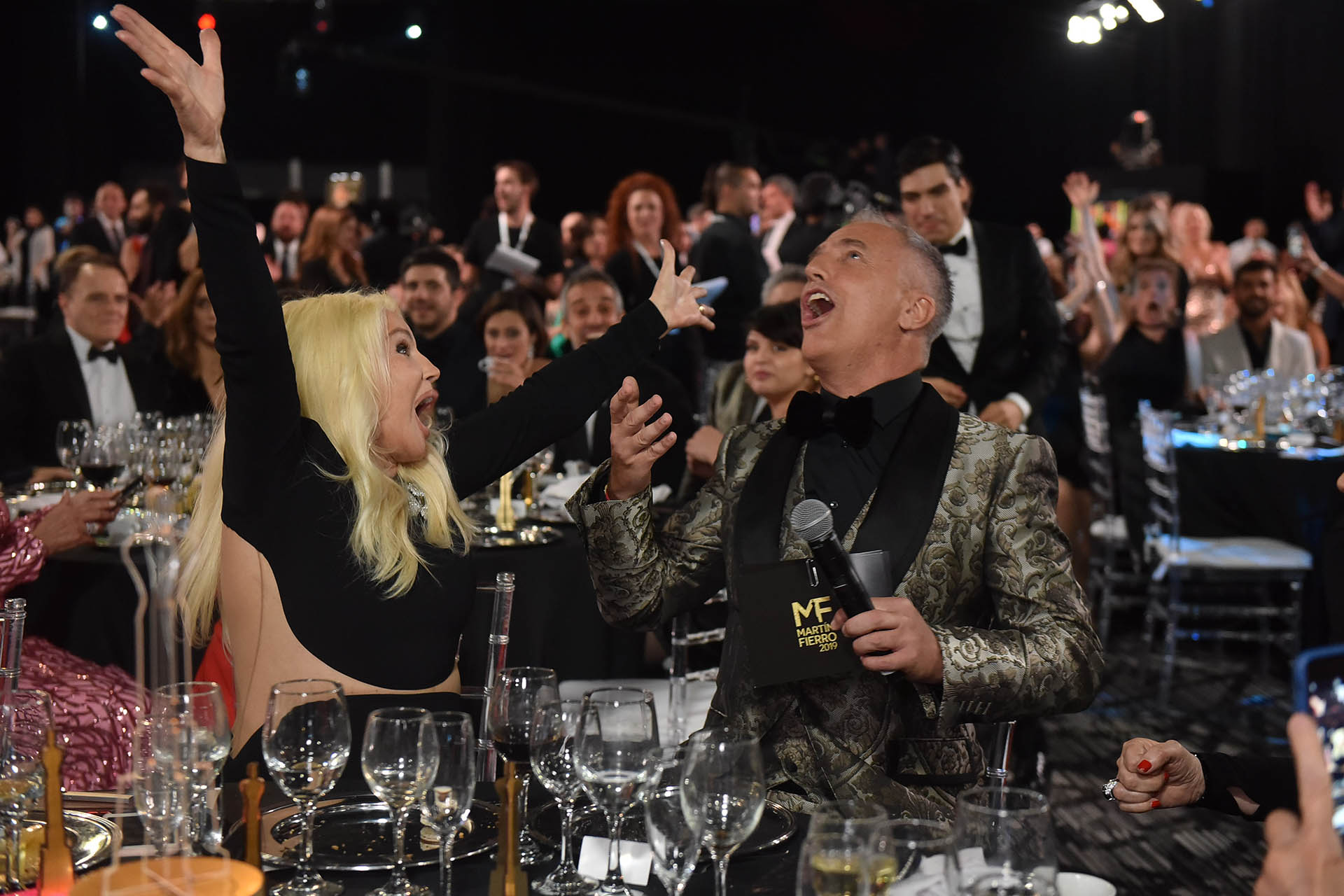 Marley fue el encargado de conducir la gala