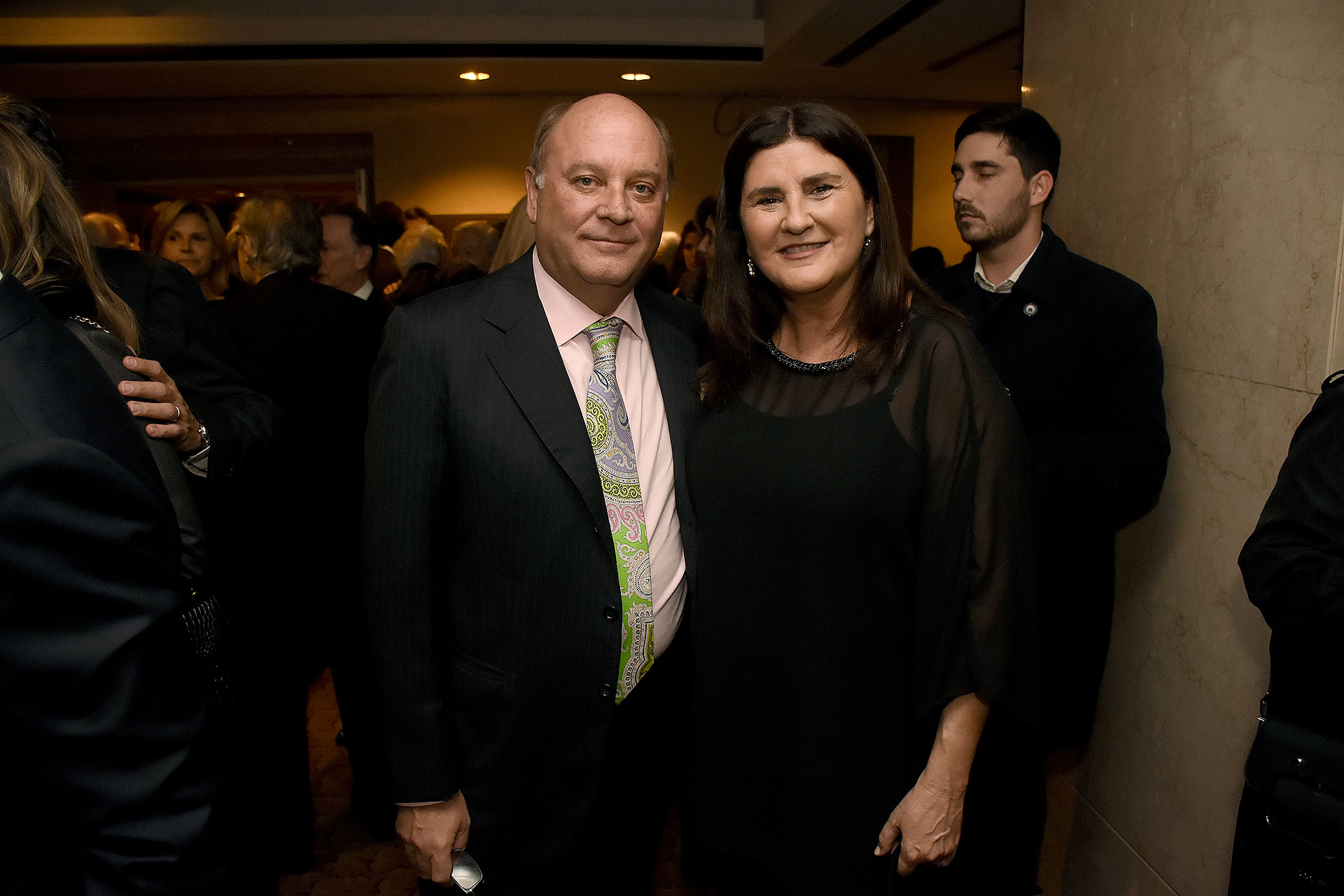 El empresario Martín Cabrales y Paula Torres