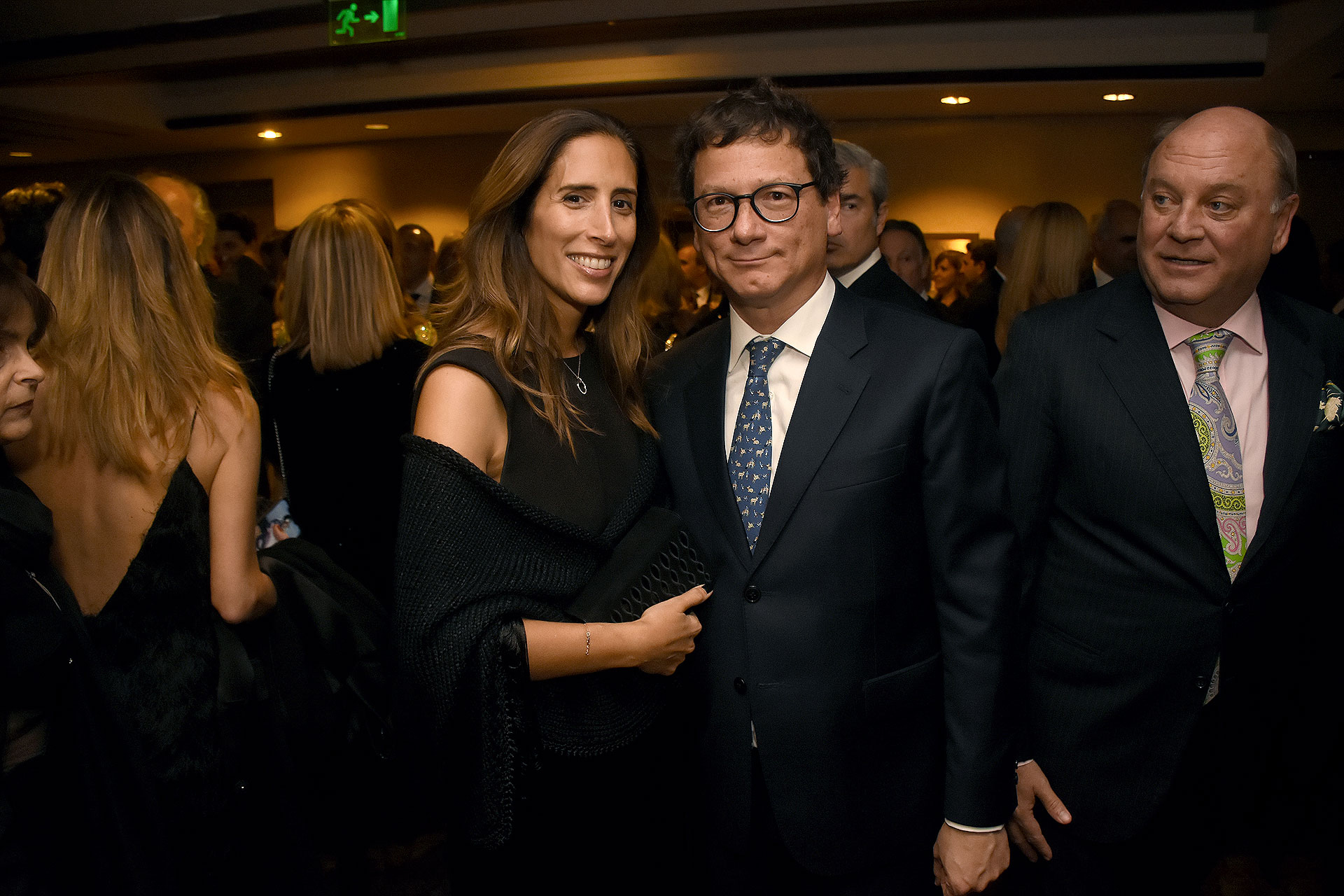 Gabriel Martino, presidente de HSBC Argentina, y su mujer Florencia Perotti
