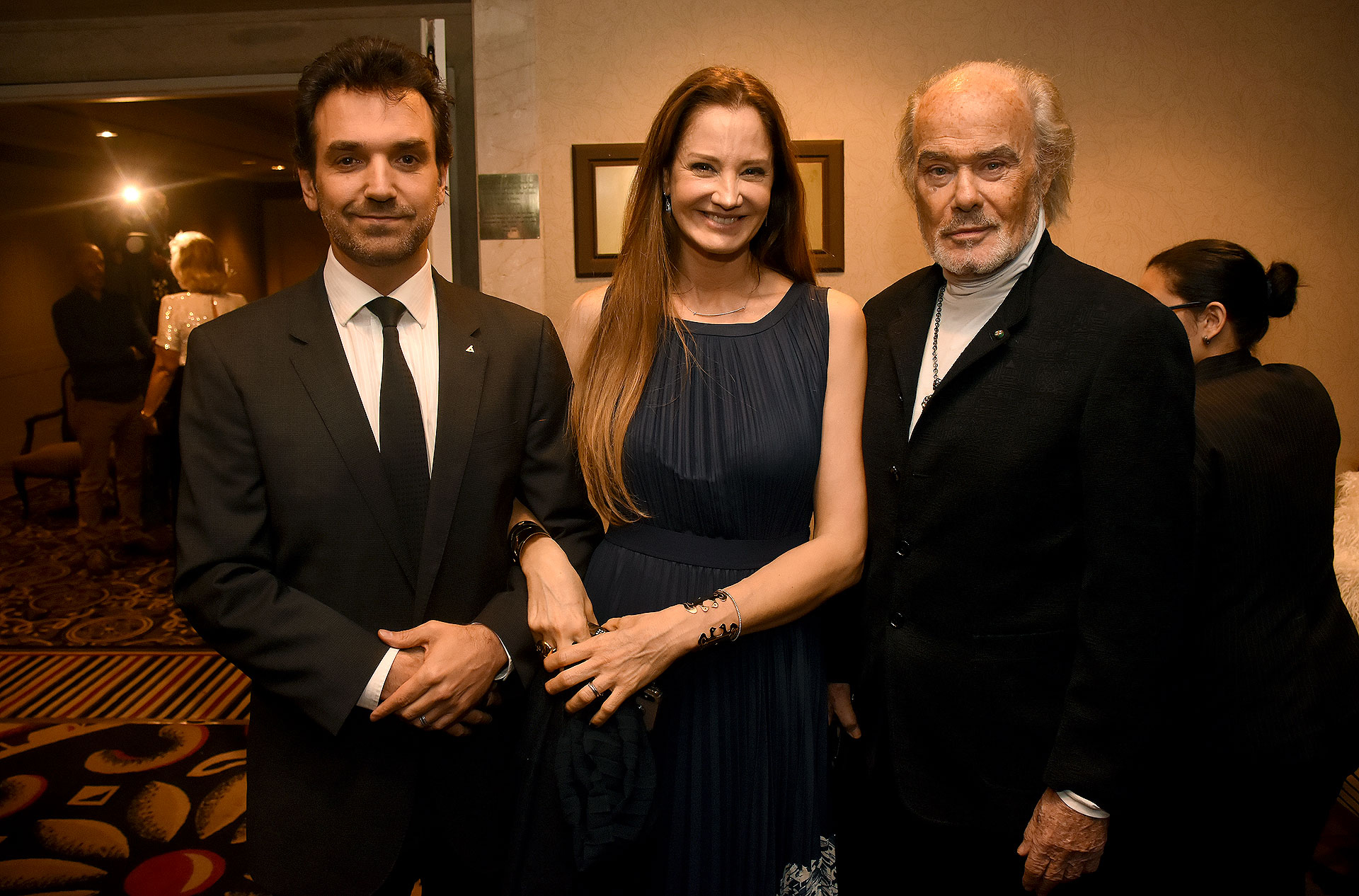 Sebastián Bagó, Roxana Zarecki y Gino Bogani