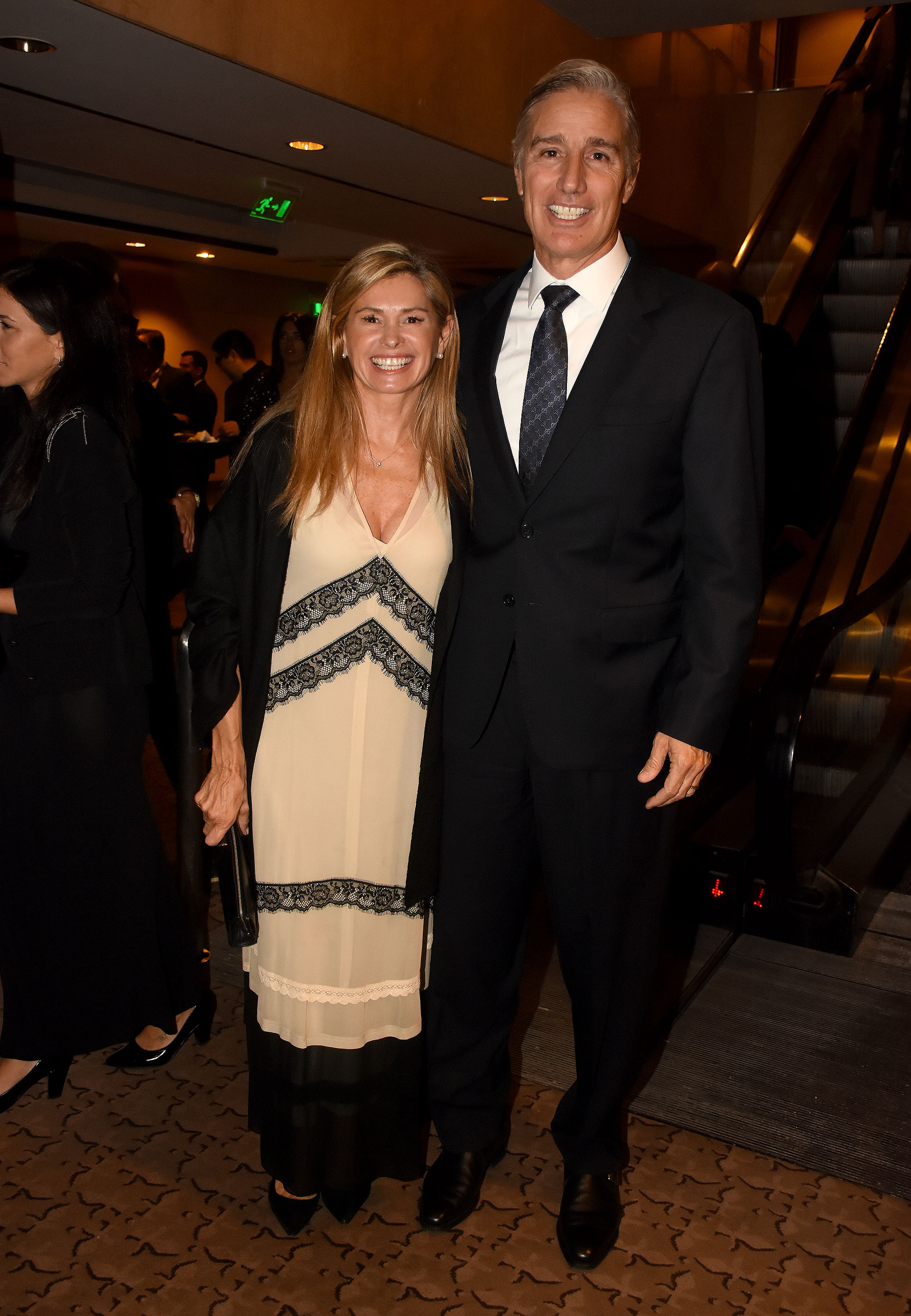La ex senadora nacional María Laura Leguizamón, y su marido, Marcelo Figueiras, presidente de Laboratorios Richmond