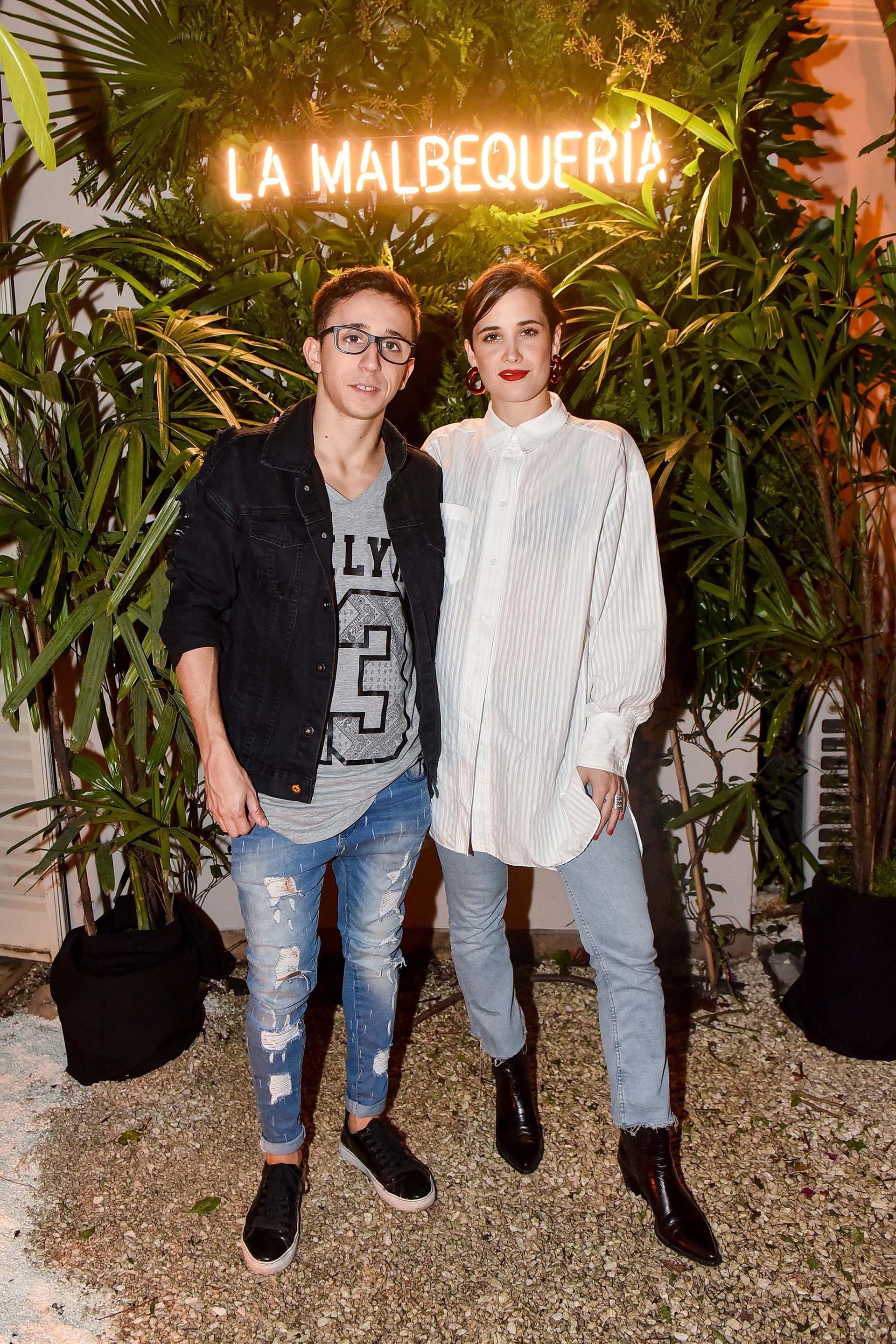 Flor Torrente fue con Rodrigo Noya y un grupo de amigos.