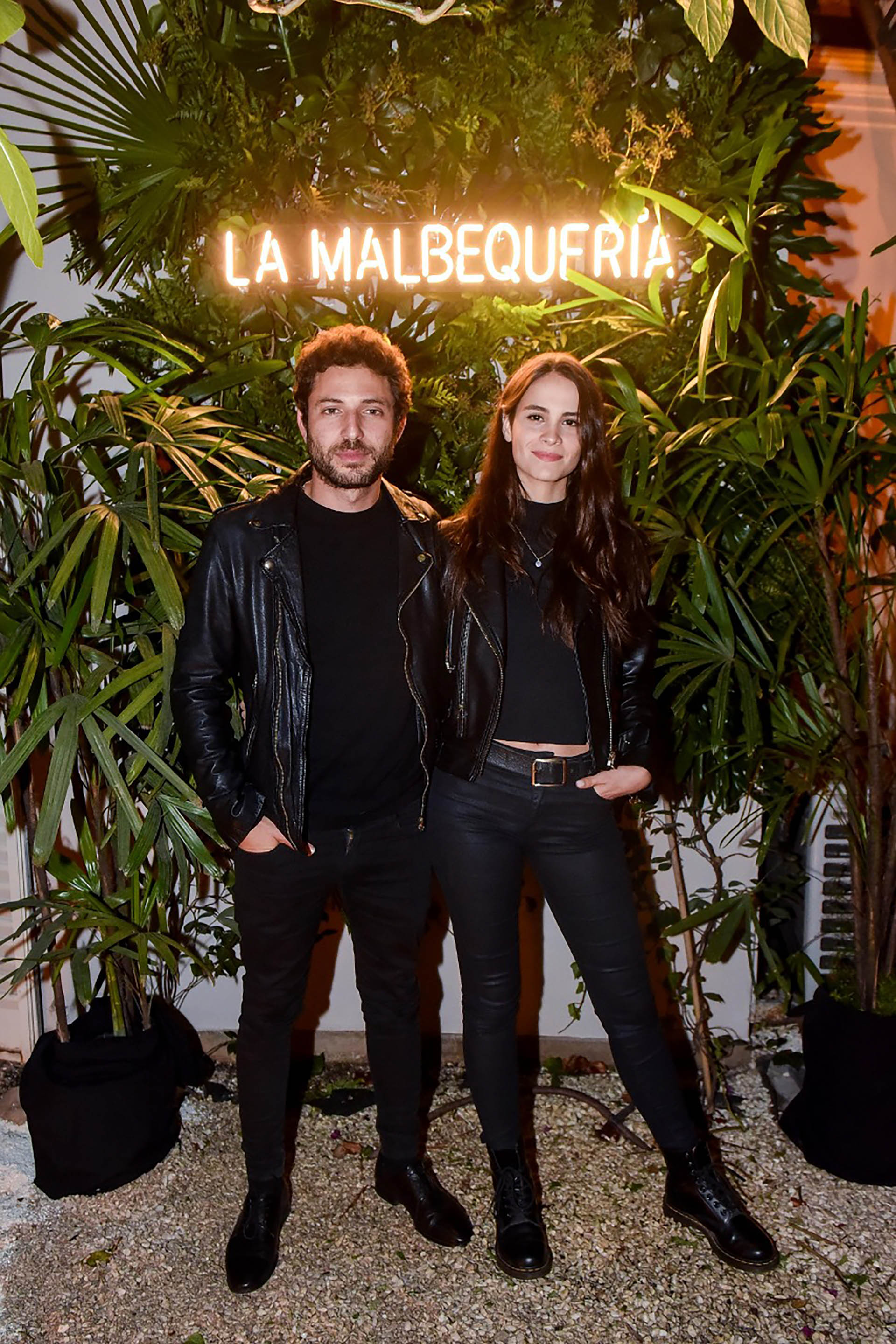 Gastón Barenberg y su novia Mica Riera.