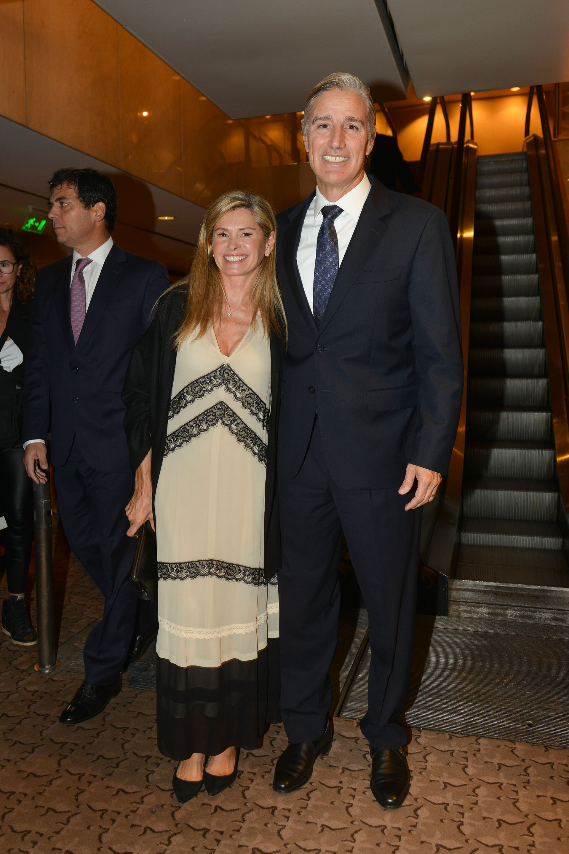 La ex senadora nacional María Laura Leguizamón, y su marido, Marcelo Figueiras, presidente de Laboratorios Richmond.