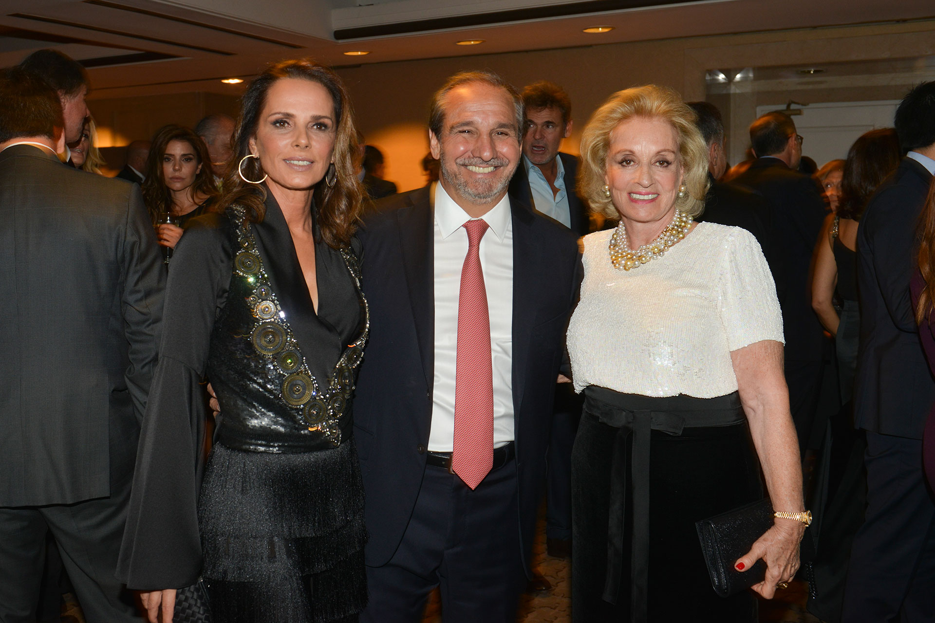 Nathalie Sielecki, Nicolás Caputo y Miriam Bagó.