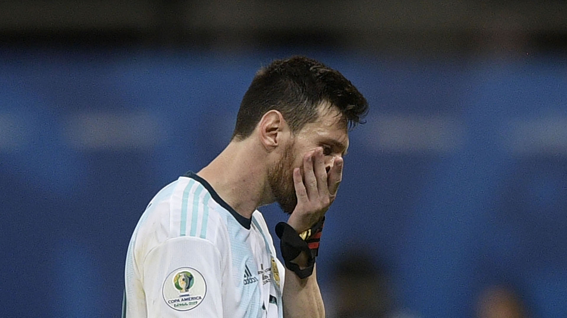 Messi y otra decepción con la camiseta de la selección argentina (Juan MABROMATA / AFP)