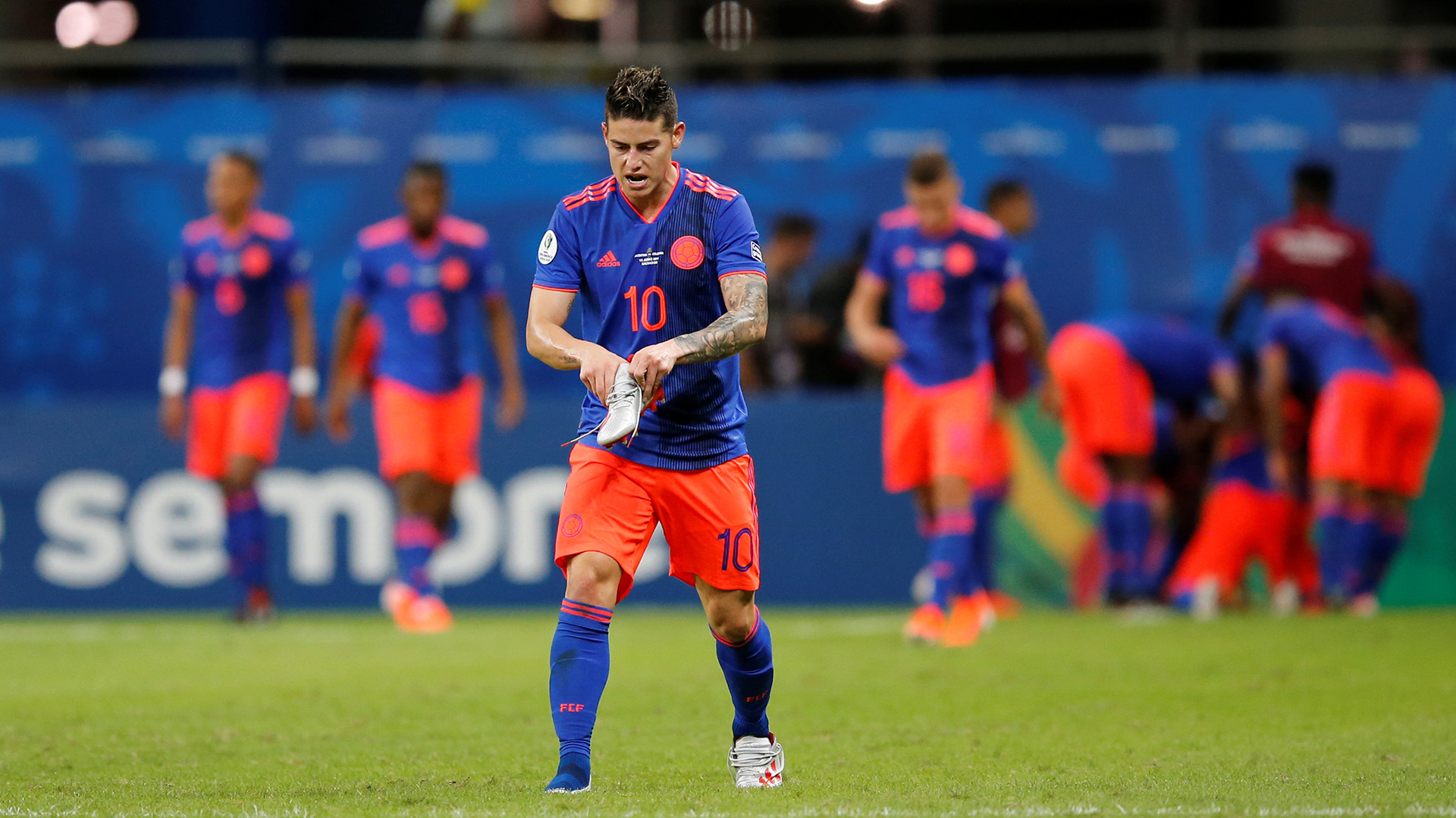 James Rodríguez jugó un buen partido ante Argentina (REUTERS/Luisa Gonzalez)