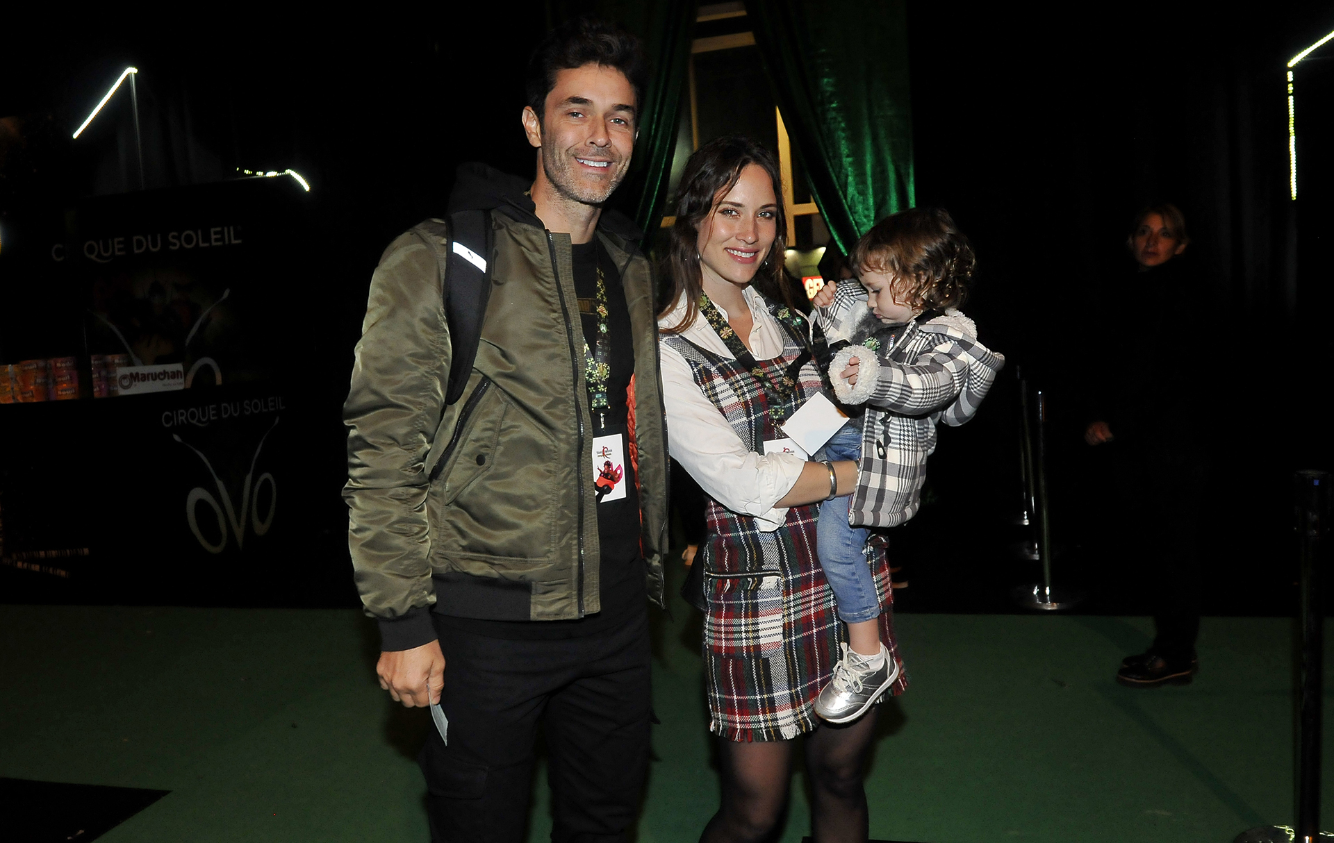 Mariano Martínez y Camila Cavallo con su pequeña Alma (Fotos: Teleshow)