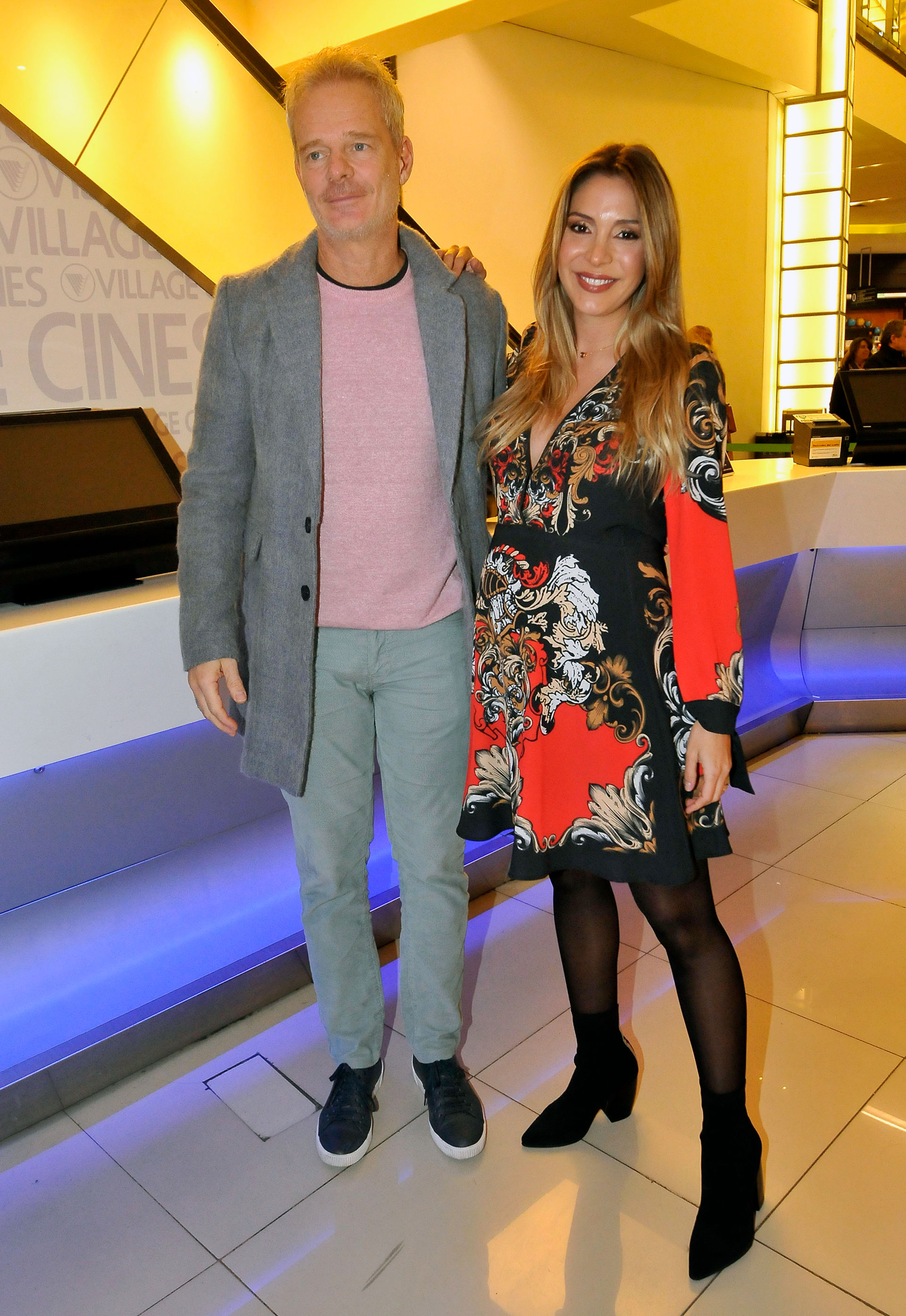 El relacionista público, Hernán Nisenbaum y su mujer, Luisa Drozdek