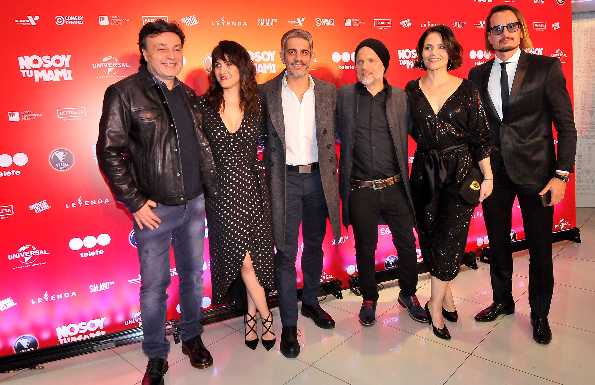 Marcos Carnevale, Julieta Díaz, Pablo Echarri, Sebastián Wainraich, Celina Font y Christian Sancho (Verónica Guerman / Teleshow)