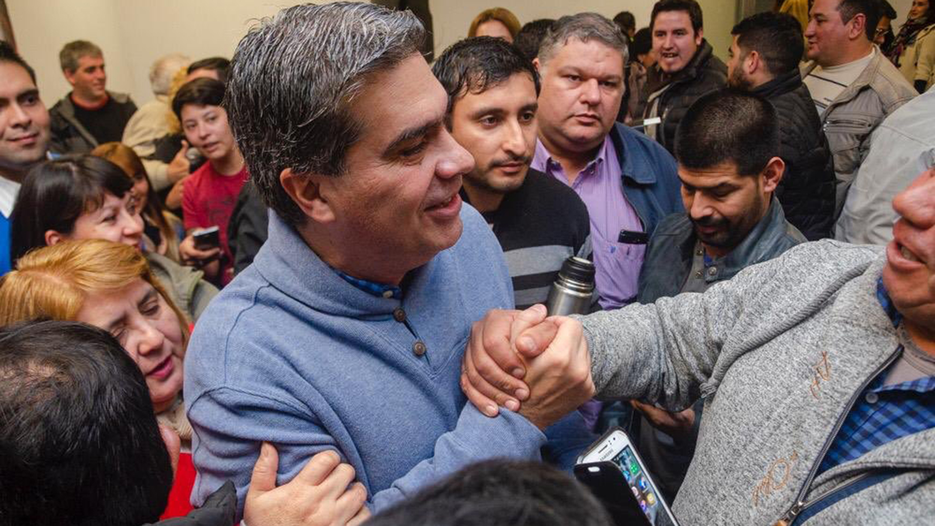 El ex jefe de gabinete de Cristina Kirchner sigue en campaña para la gobernación y el Senado