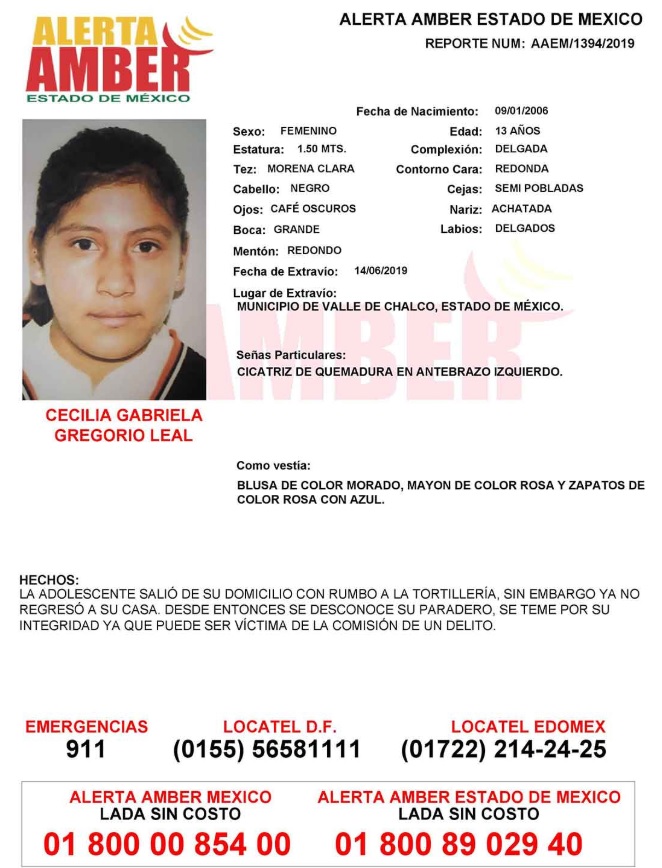 cecilia desaparecida edomex
