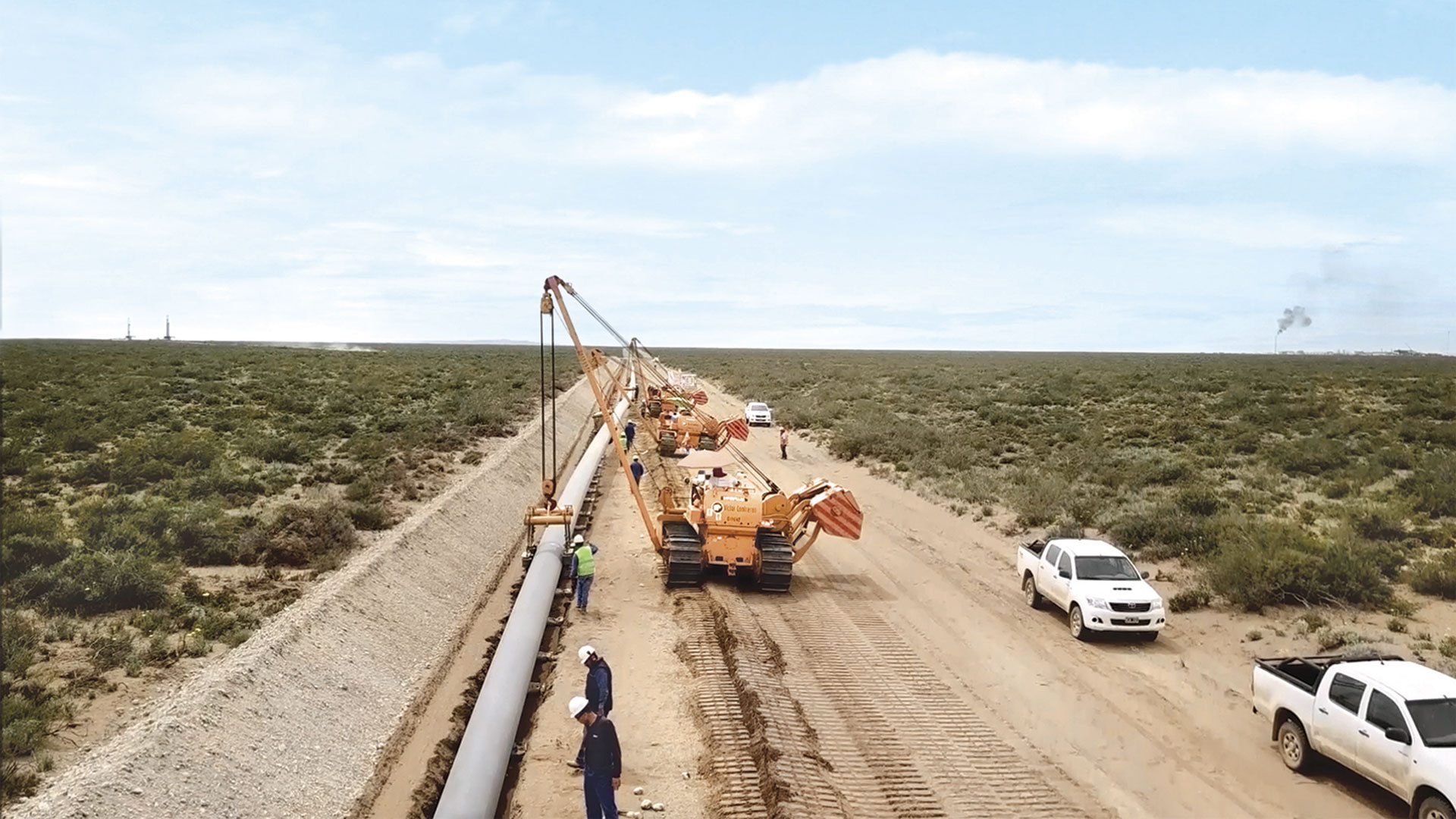 El nuevo gasoducto de TGS en Vaca Muerta